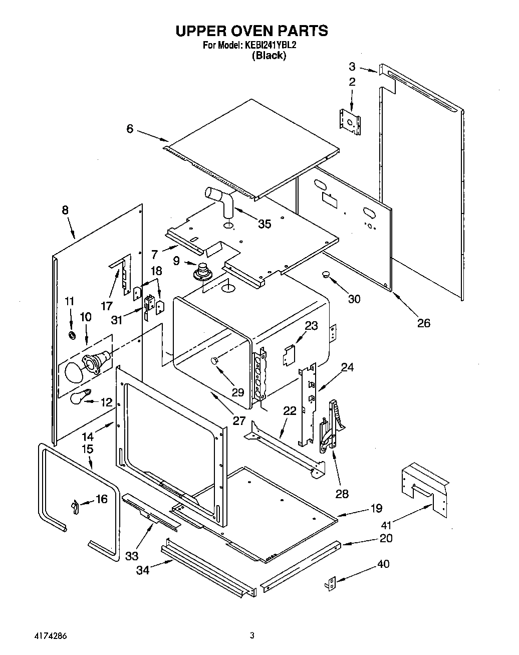 03 - UPPER OVEN, OPTIONAL