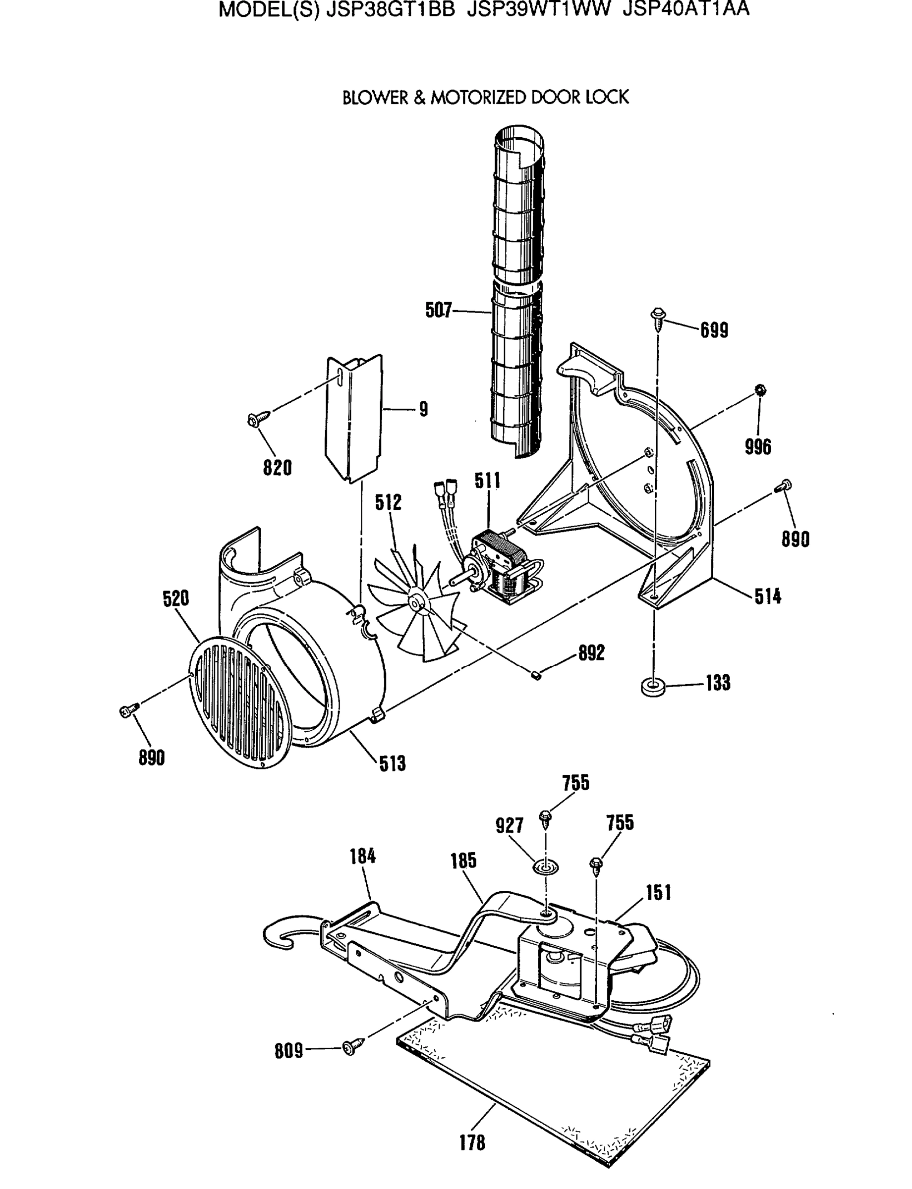 BLOWER & MOTORIZED DOOR LOCK