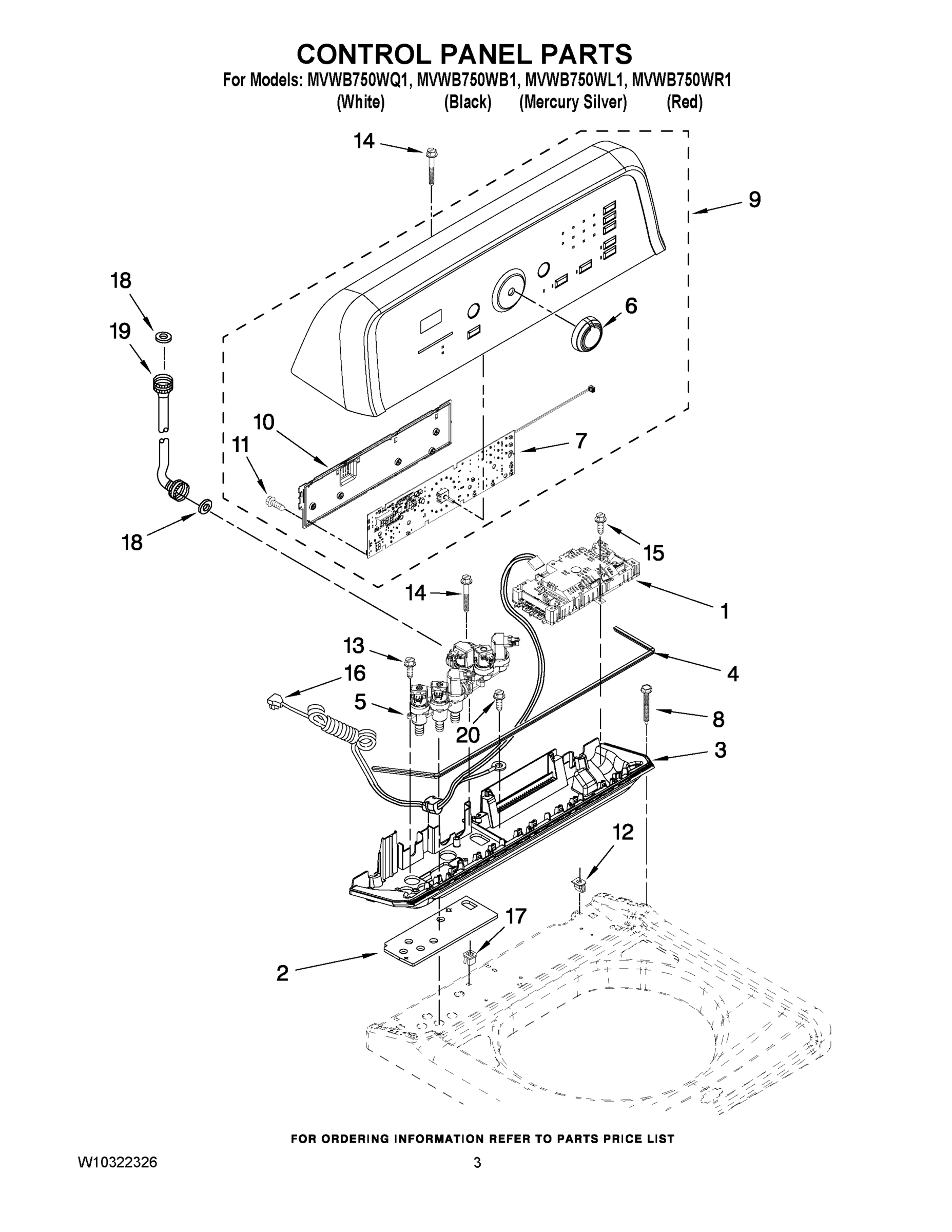 02 - CONTROL PANEL PARTS