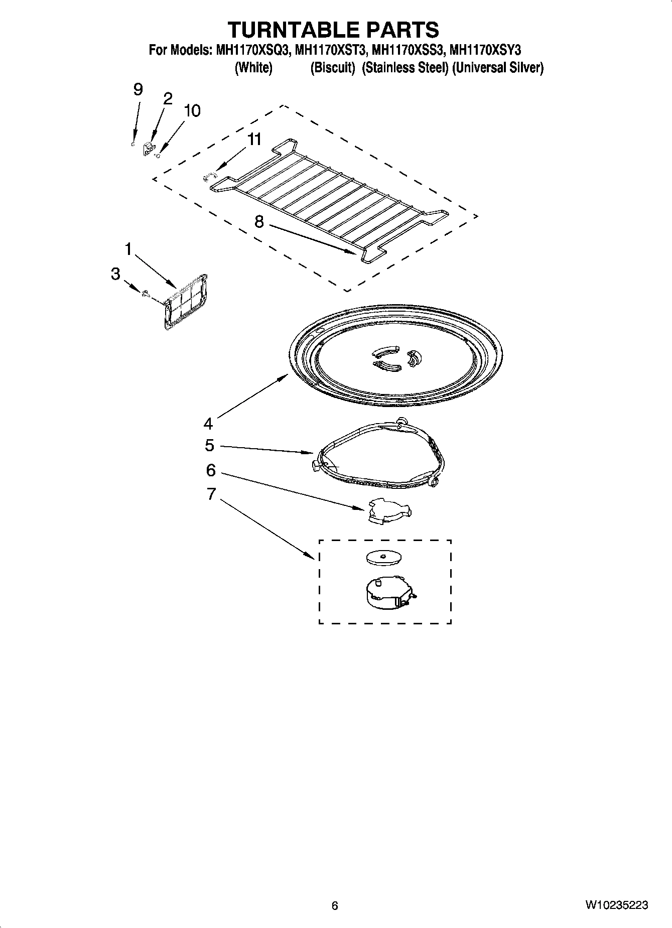 05 - TURNTABLE PARTS