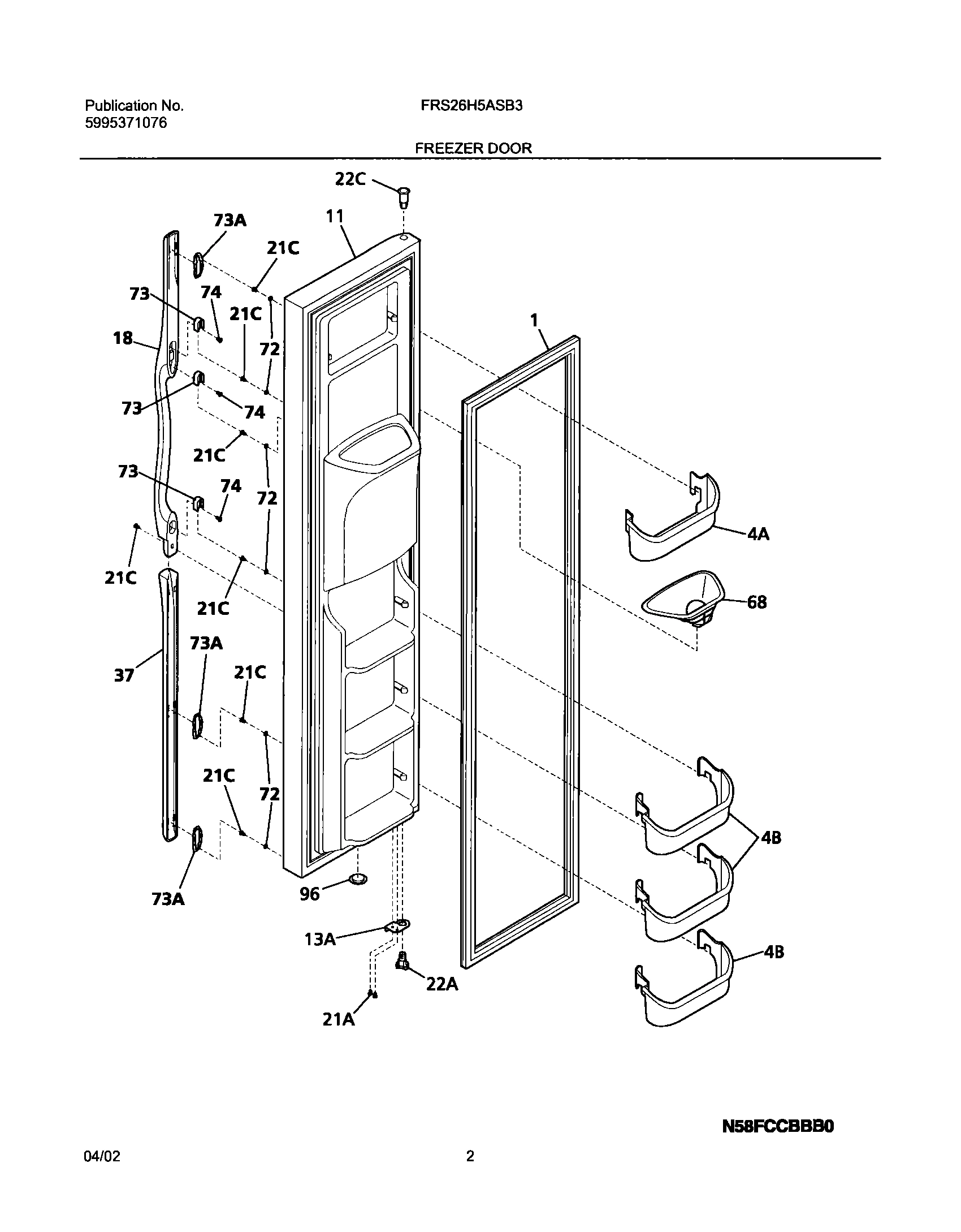 03 - FREEZER DOOR