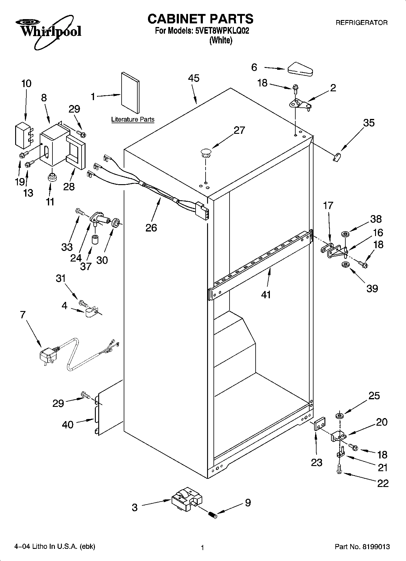 01 - CABINET PARTS