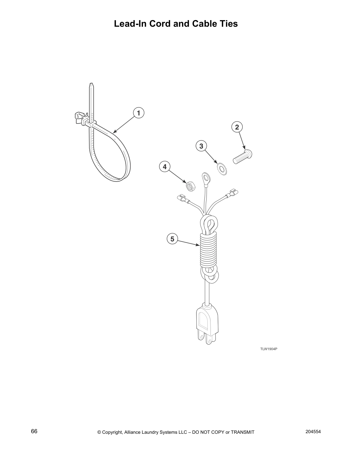 Lead-In Cord and Cable Ties