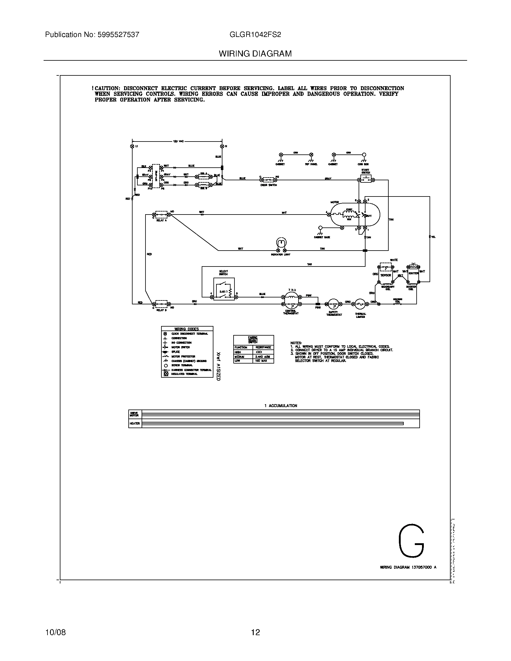 12 - WIRING DIAGRAM