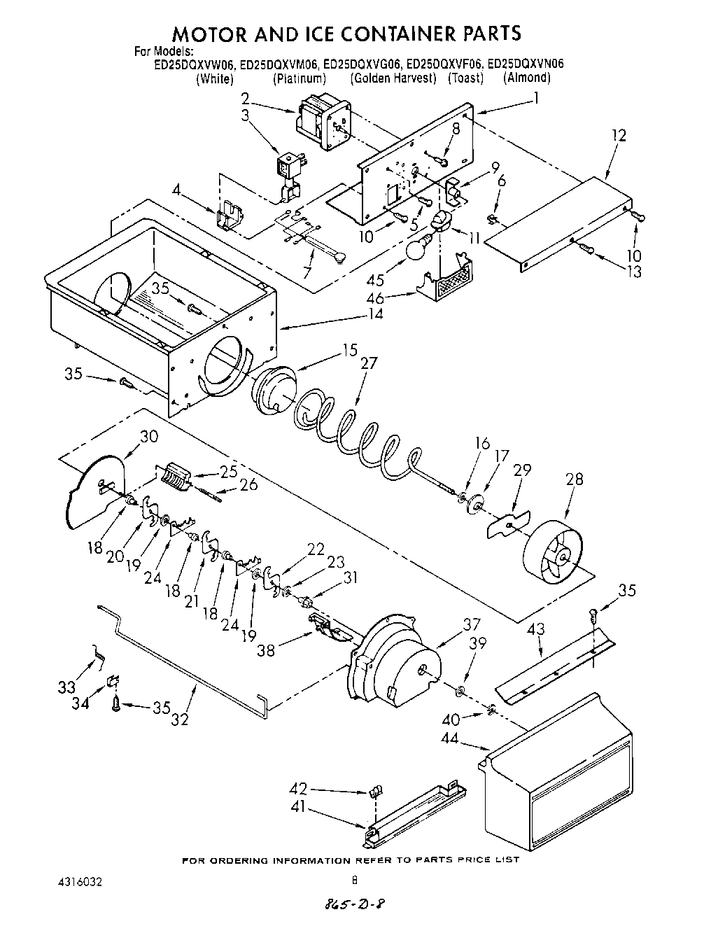 06 - MOTOR AND ICE CONTAINER