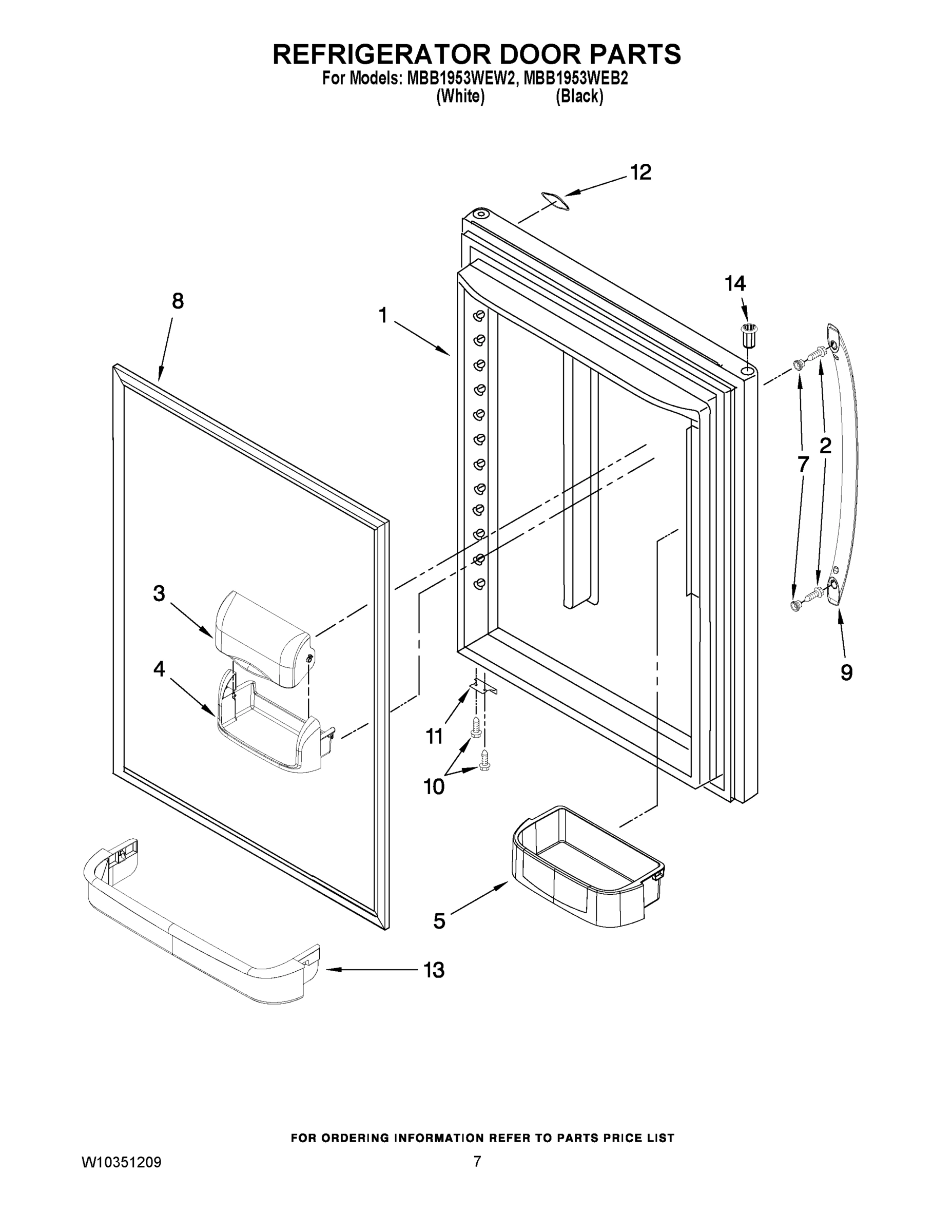 05 - REFRIGERATOR DOOR PARTS