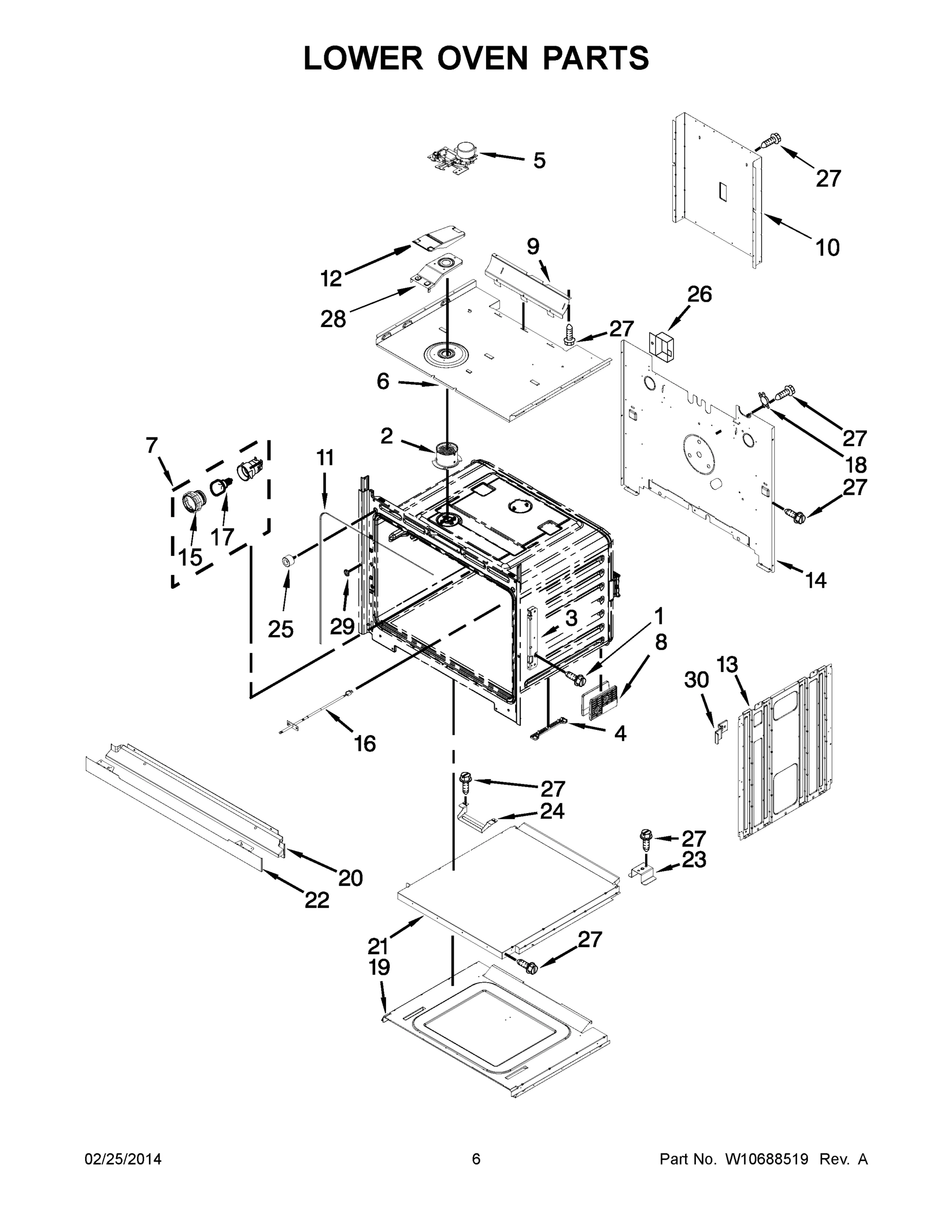 04 - LOWER OVEN PARTS