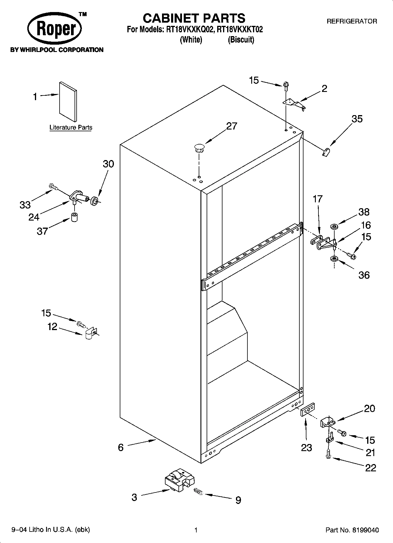 01 - CABINET PARTS