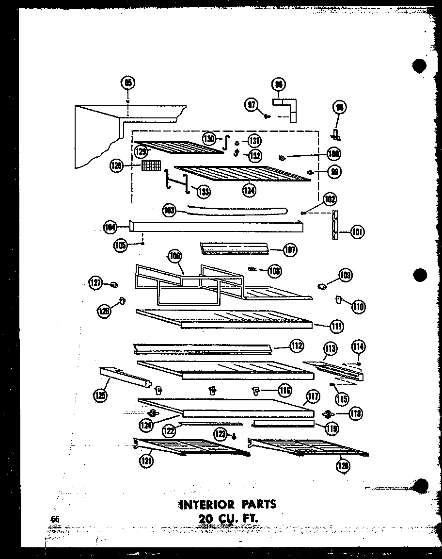 07 - INTERIOR PARTS 20 CU. FT.