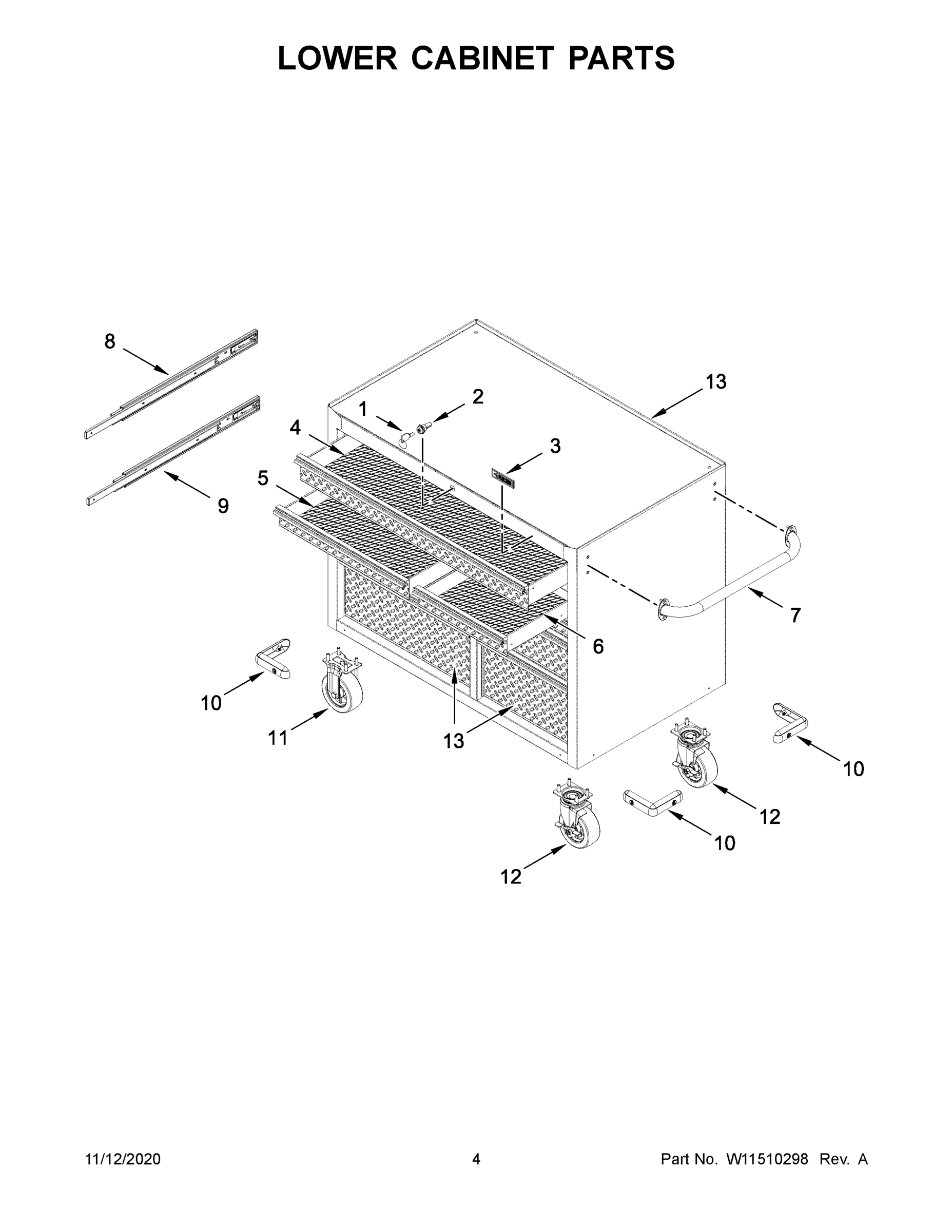 03 - LOWER CABINET PARTS
