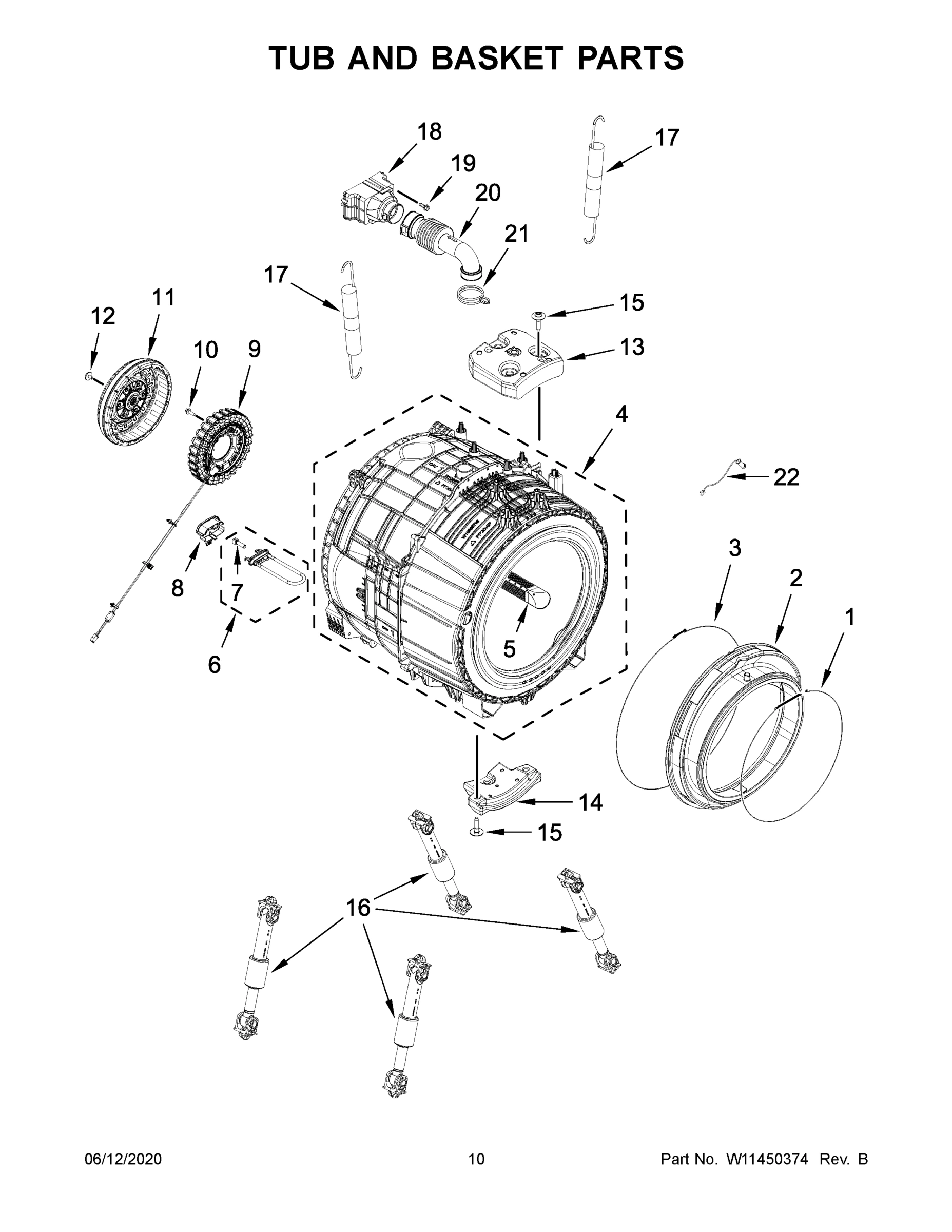 06 - TUB AND BASKET PARTS