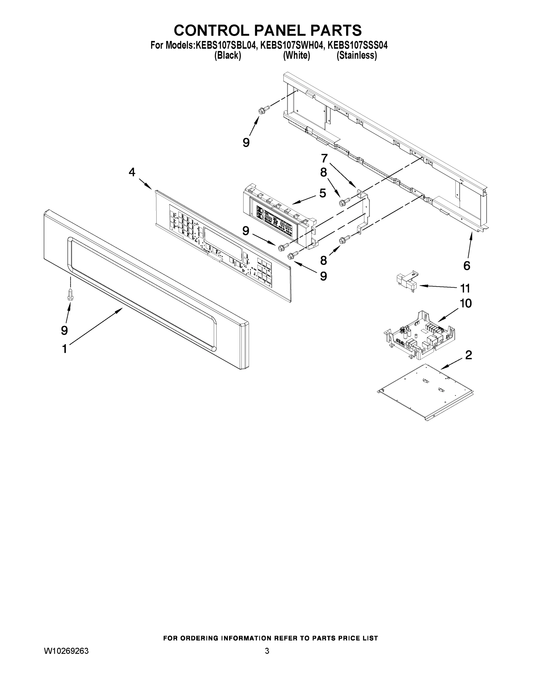 02 - CONTROL PANEL PARTS