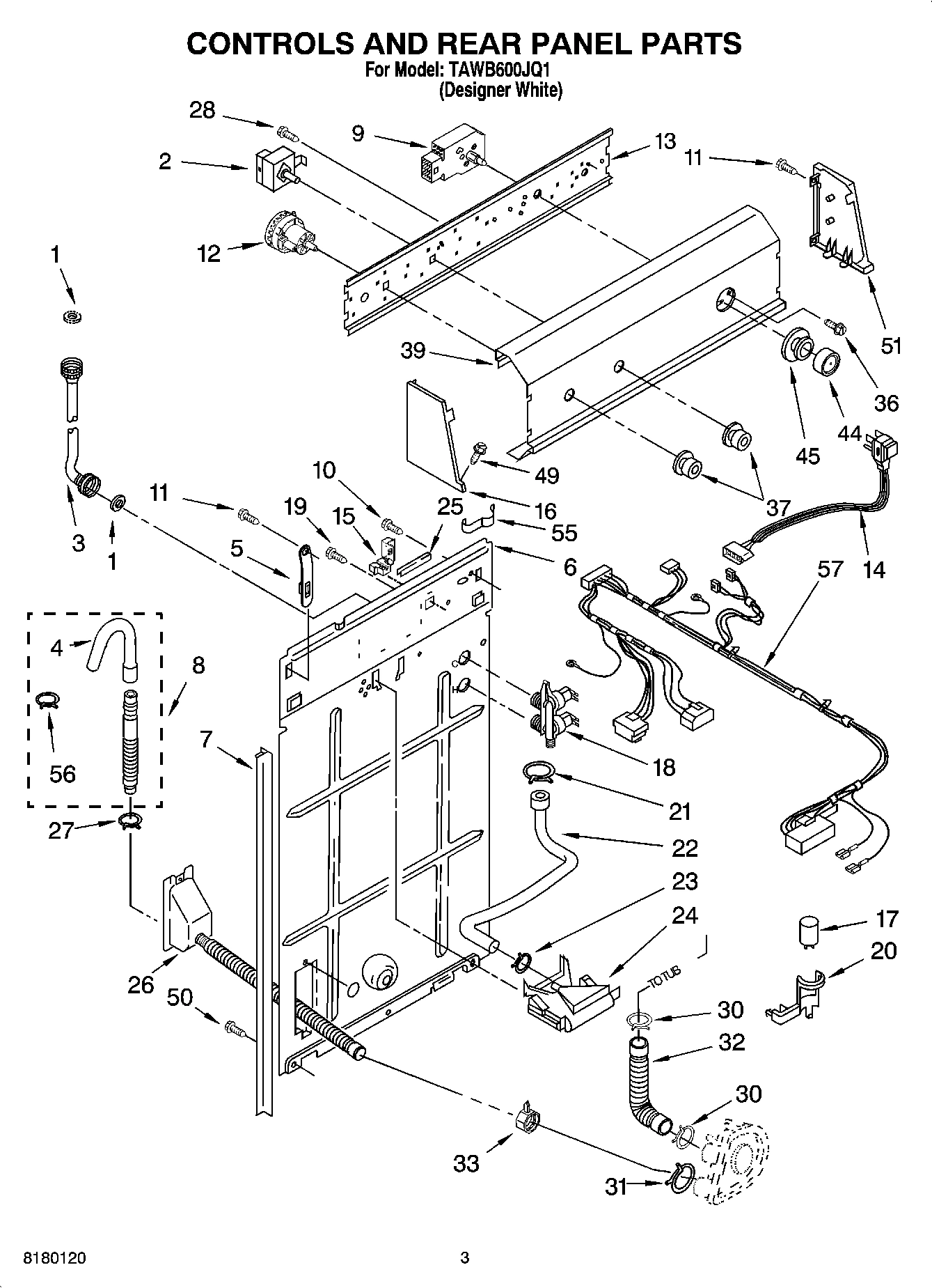 02 - CONTROL AND REAR PANEL PARTS