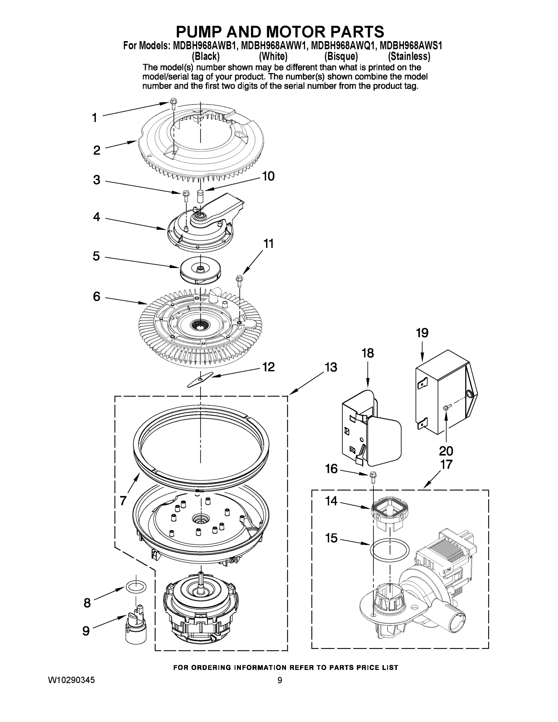 08 - PUMP AND MOTOR PARTS