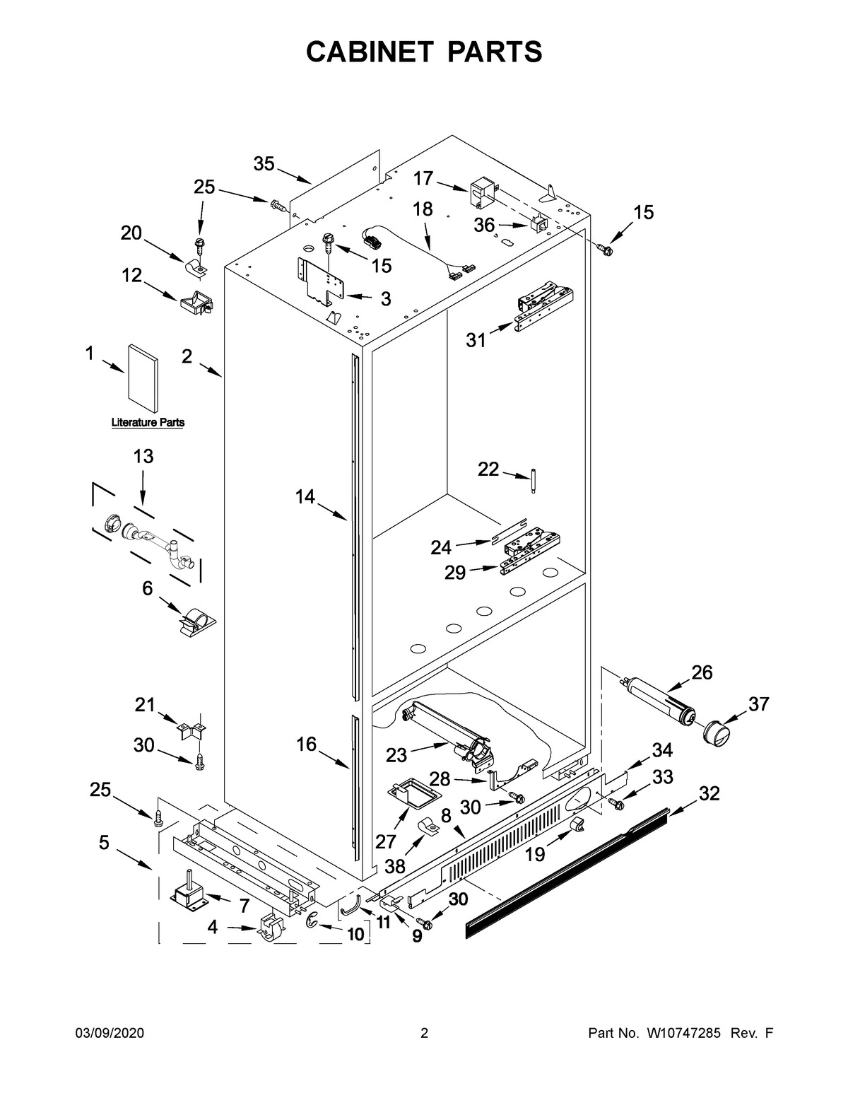 02 - CABINET PARTS