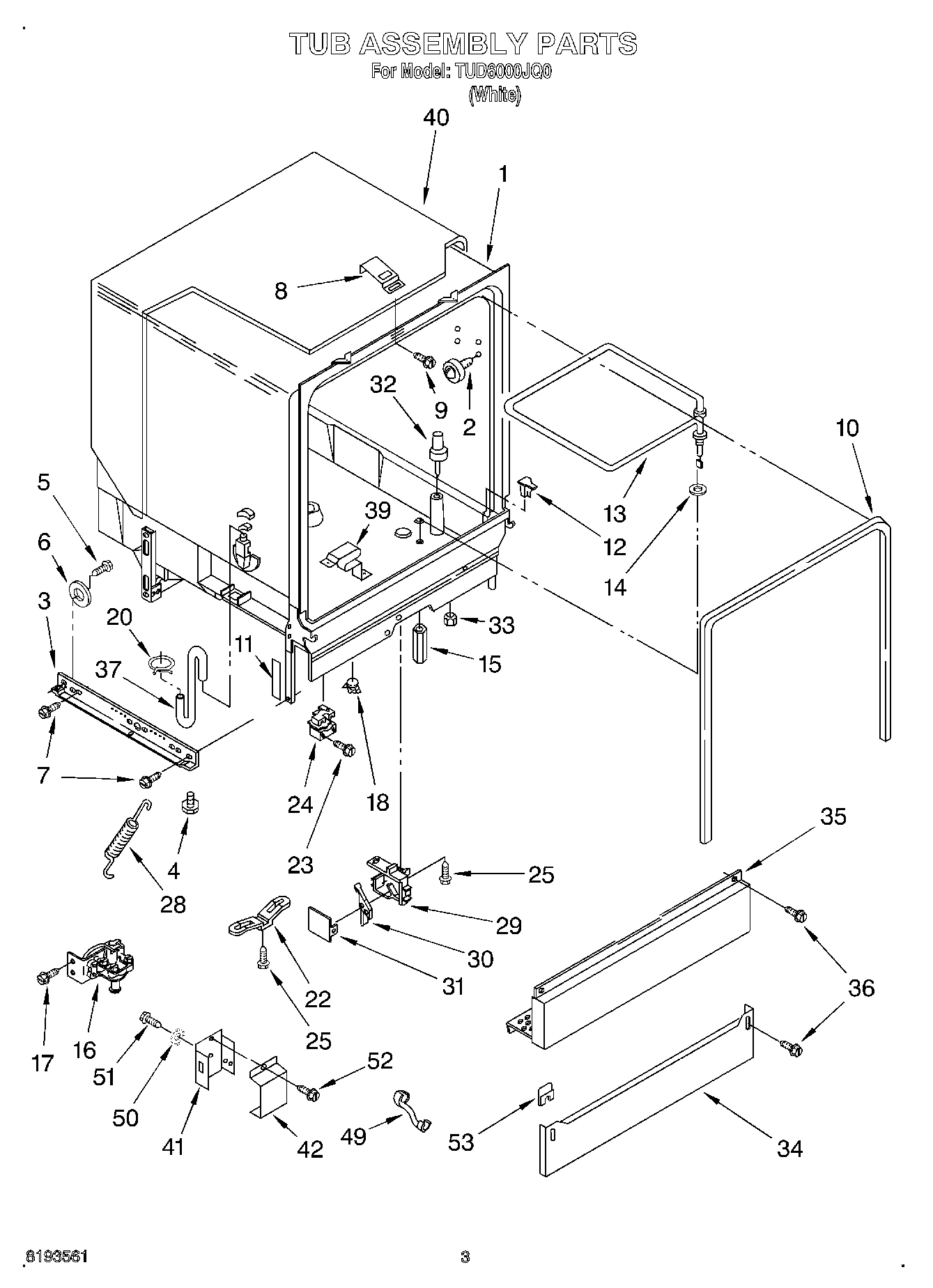03 - TUB ASSEMBLY