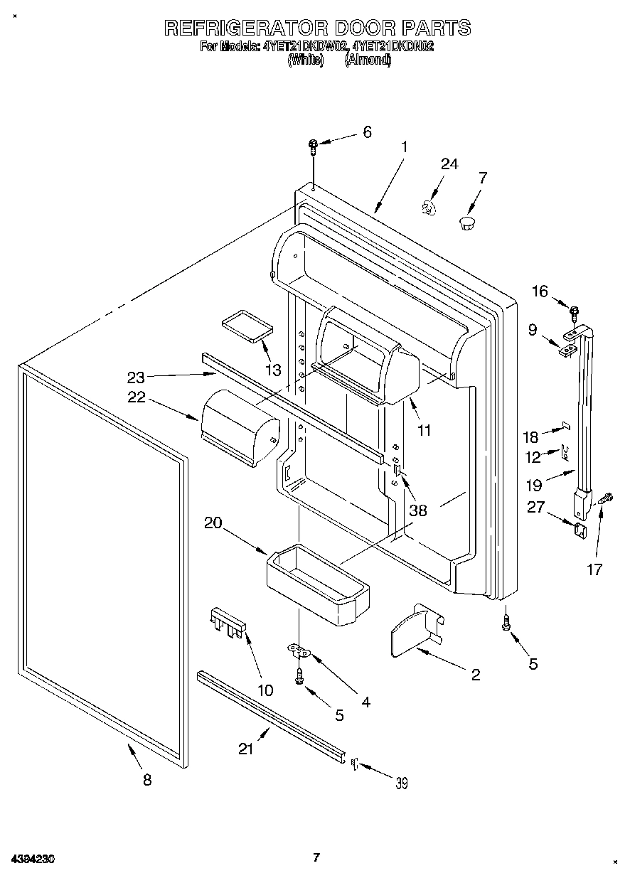 04 - REFRIGERATOR DOOR