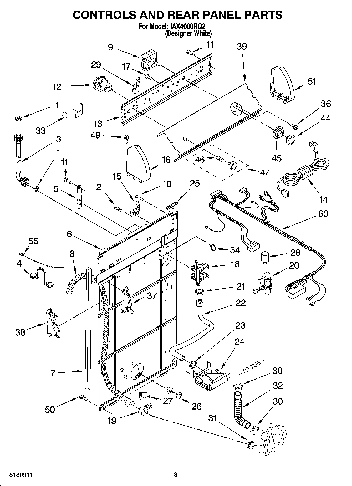 02 - CONTROL AND REAR PANEL PARTS