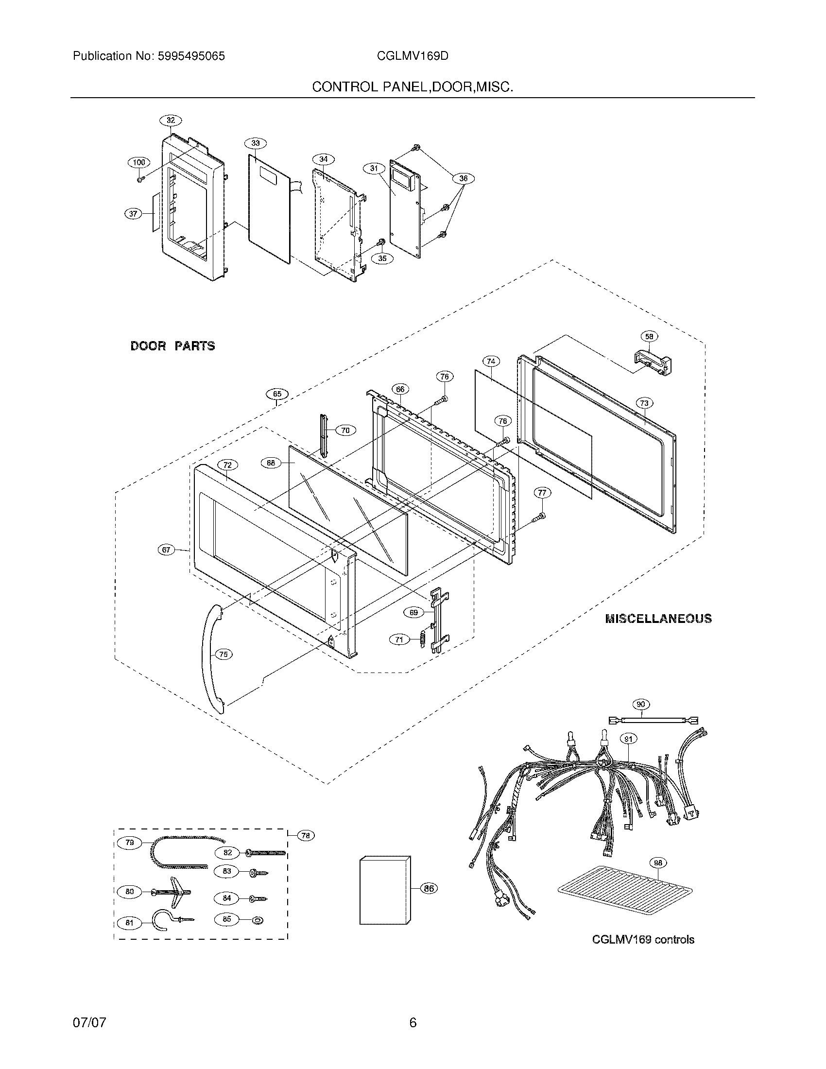 05 - CONTROL PANEL/DOOR/MISC