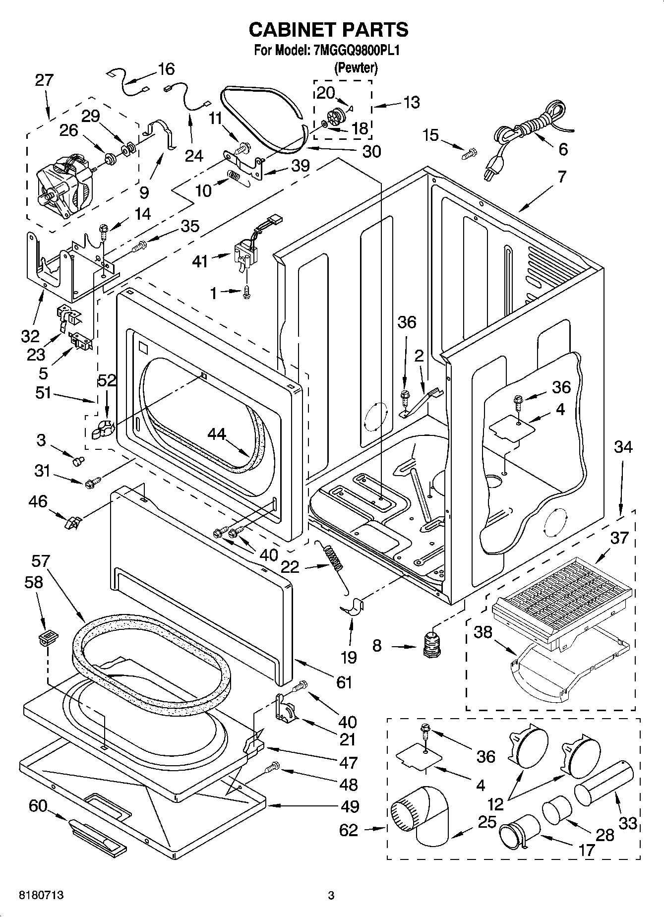 02 - CABINET PARTS