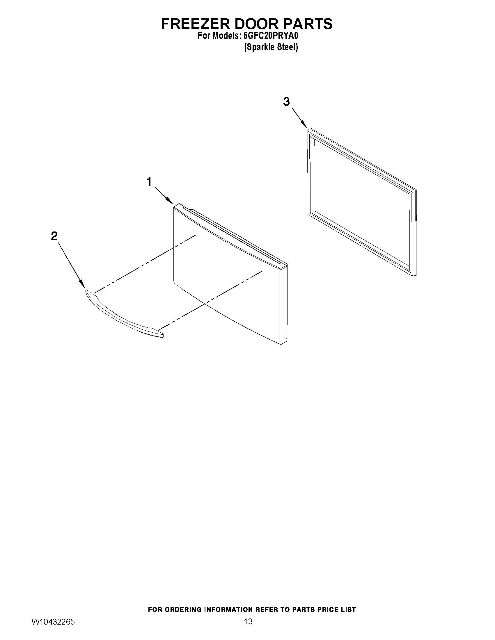 07 - FREEZER DOOR PARTS