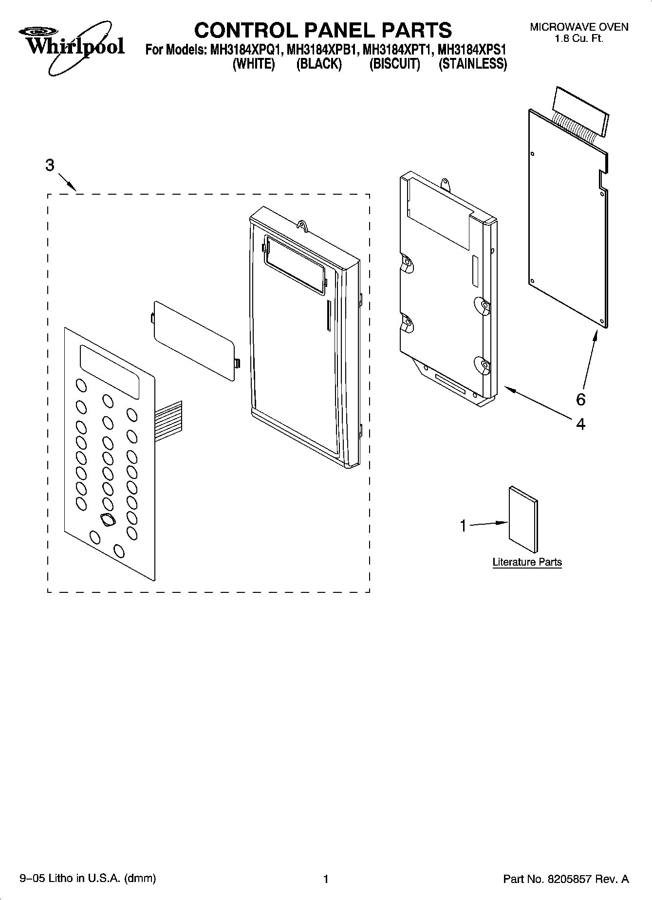 01 - CONTROL PANEL PARTS