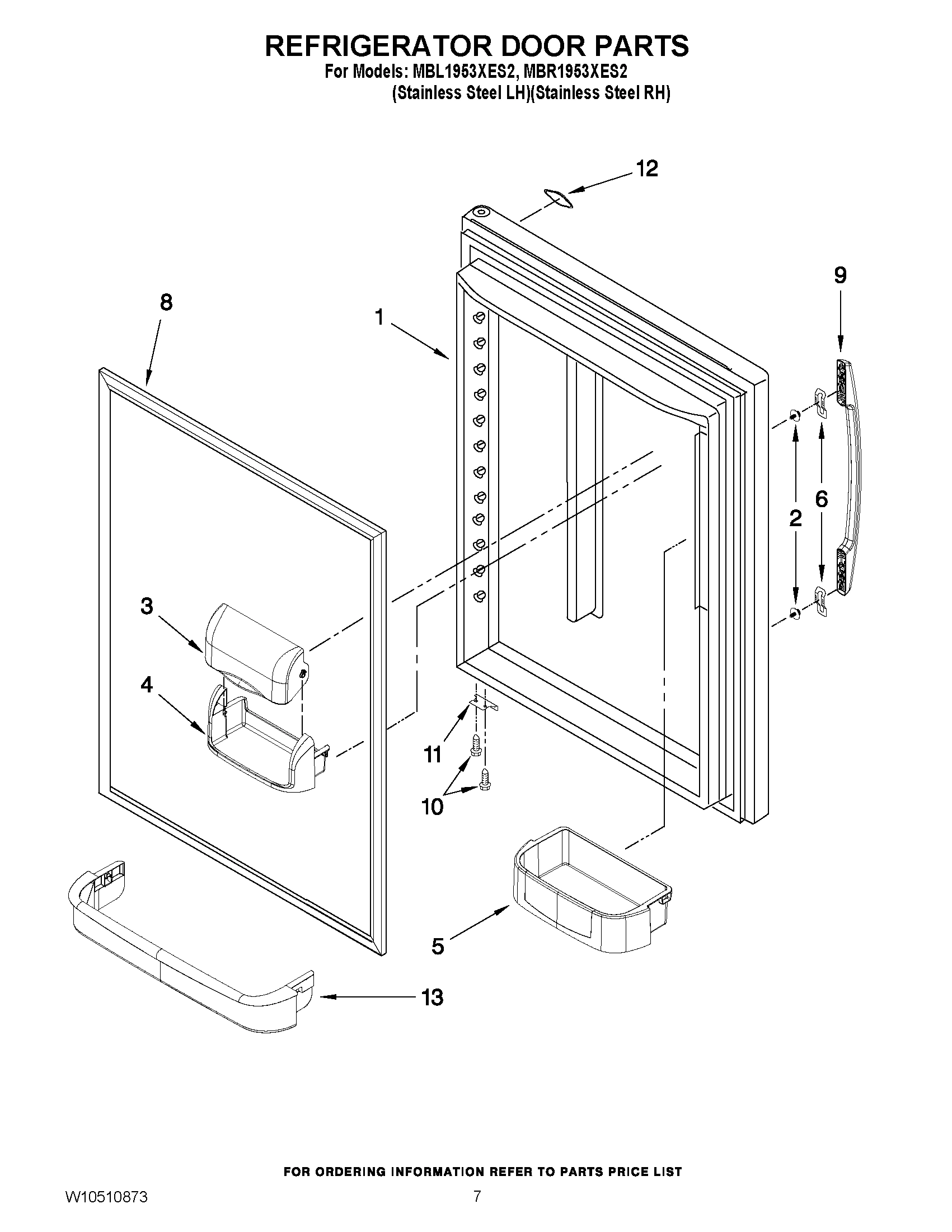 05 - REFRIGERATOR DOOR PARTS