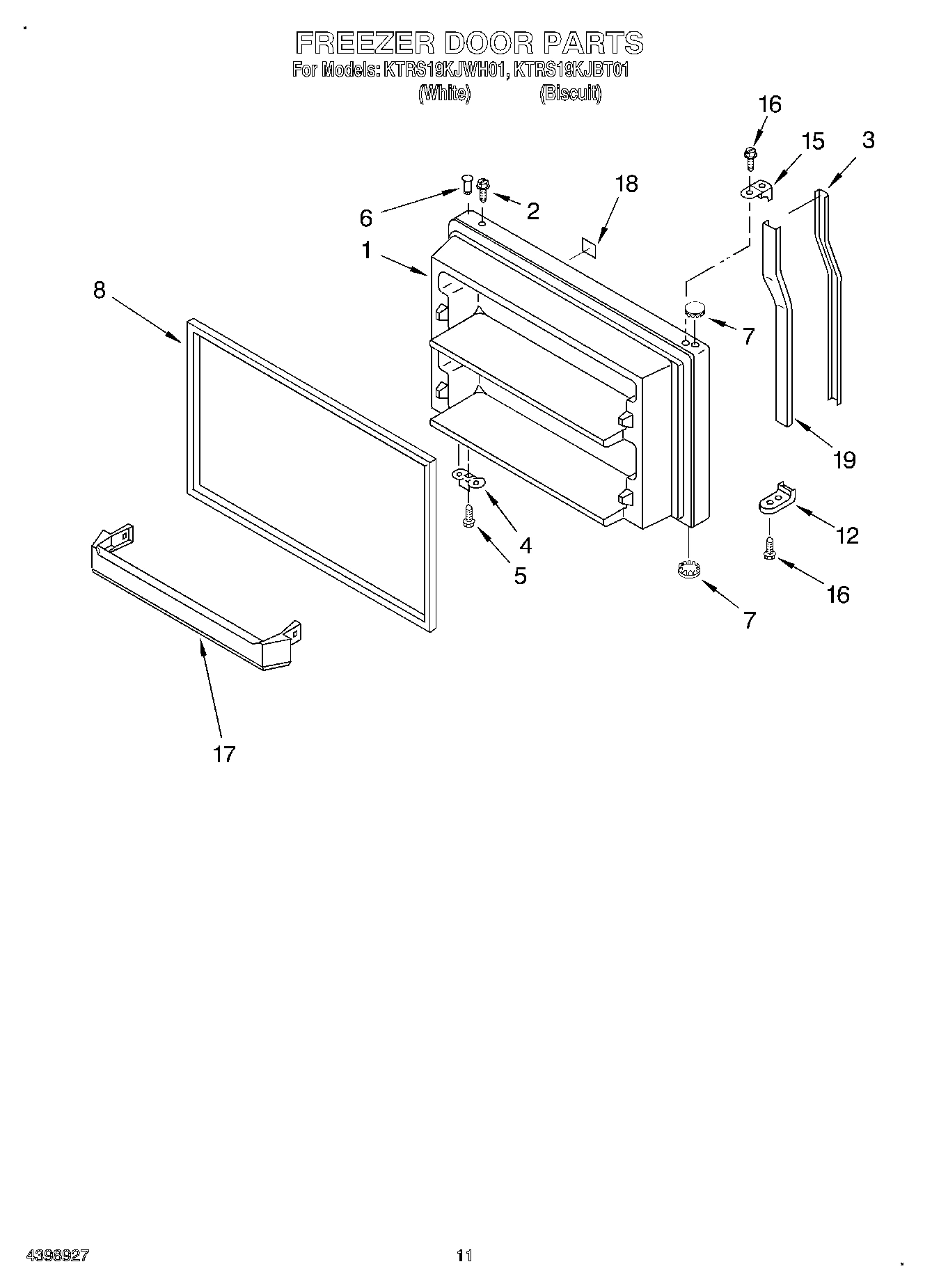06 - FREEZER DOOR, OPTIONAL