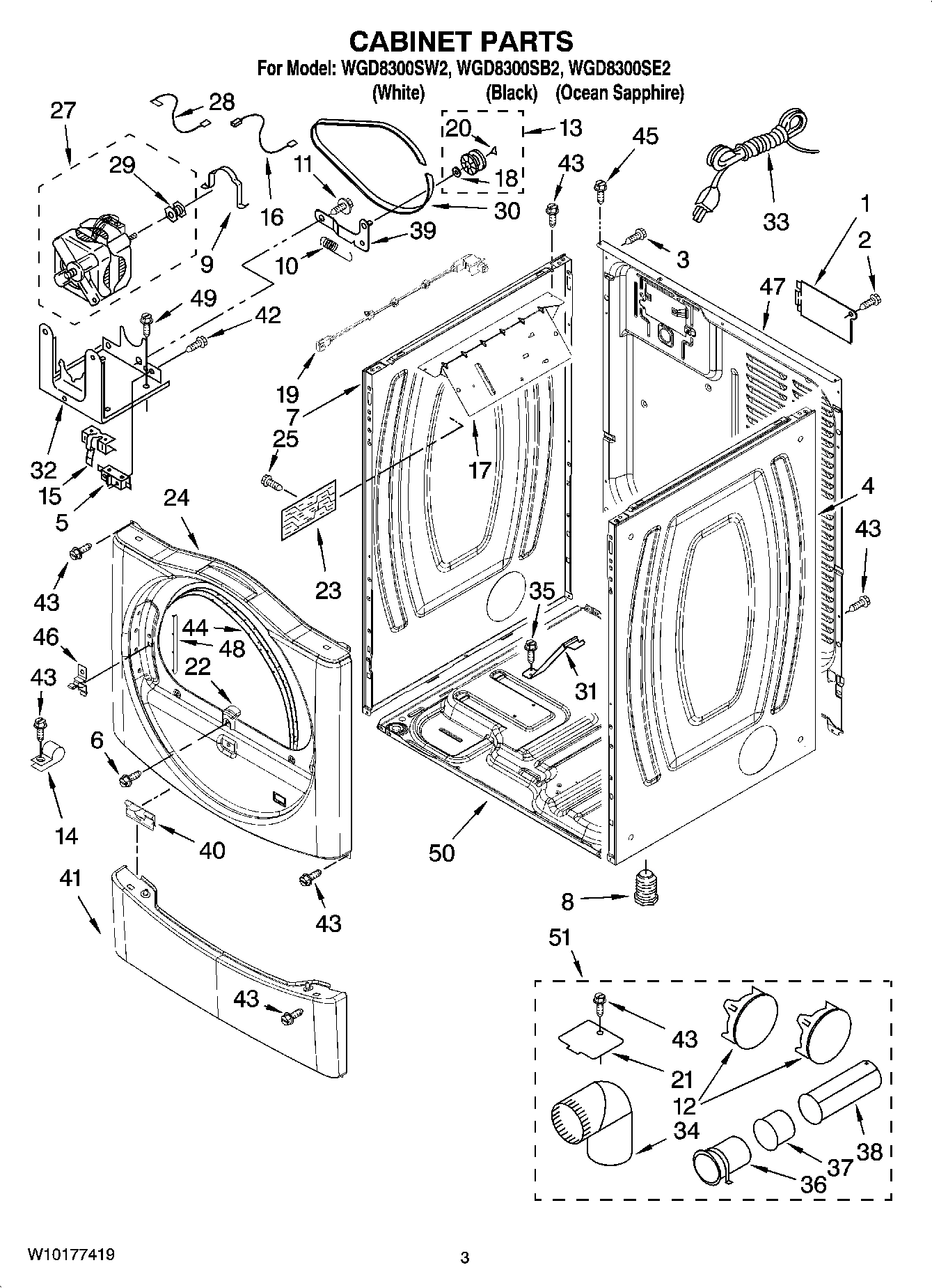 02 - CABINET PARTS