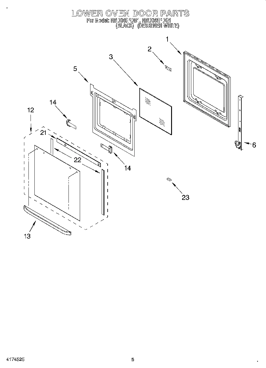 03 - LOWER OVEN DOOR