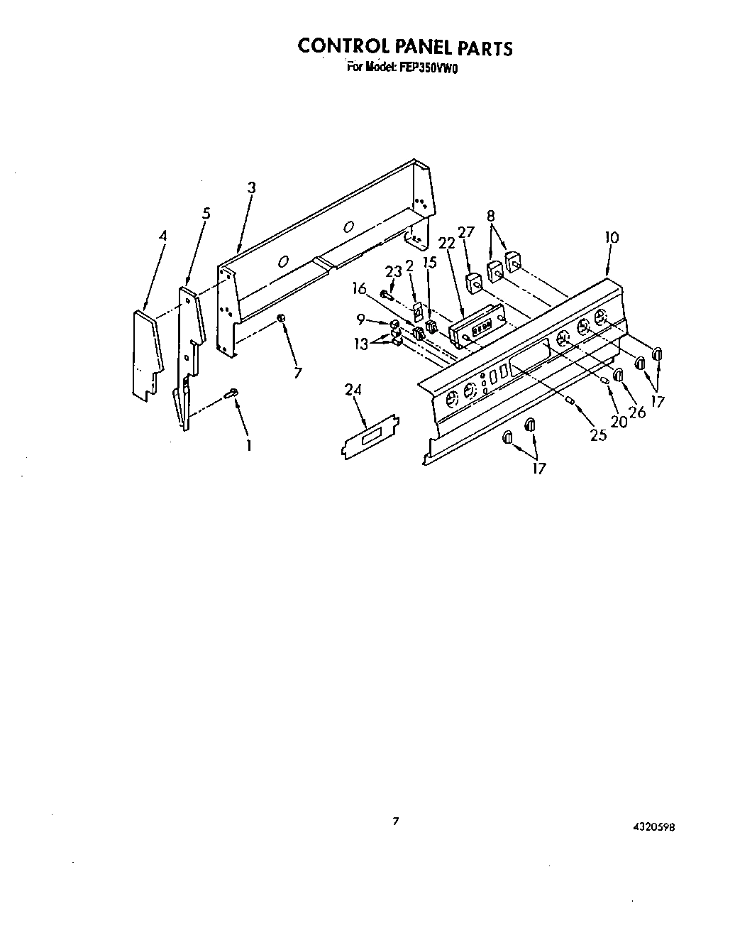 05 - CONTROL PANEL, LIT/OPTIONAL