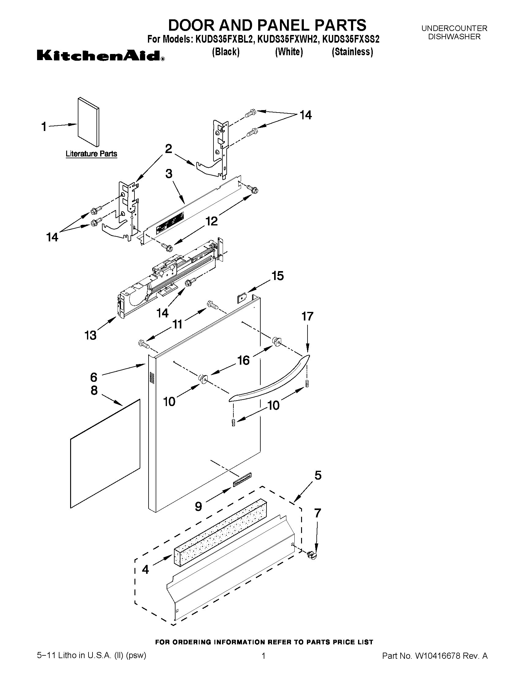 01 - DOOR AND PANEL PARTS