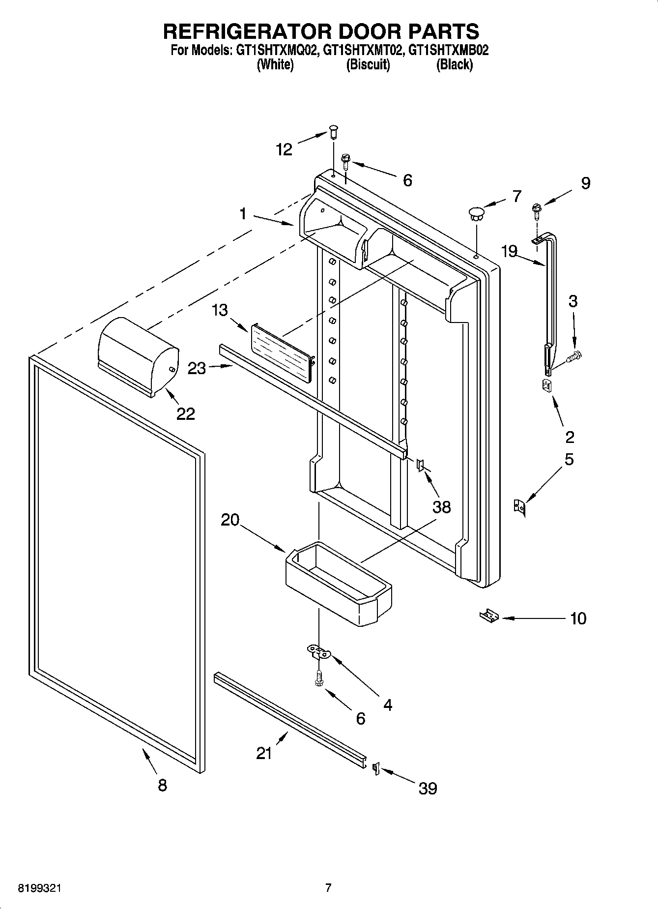 04 - REFRIGERATOR DOOR PARTS
