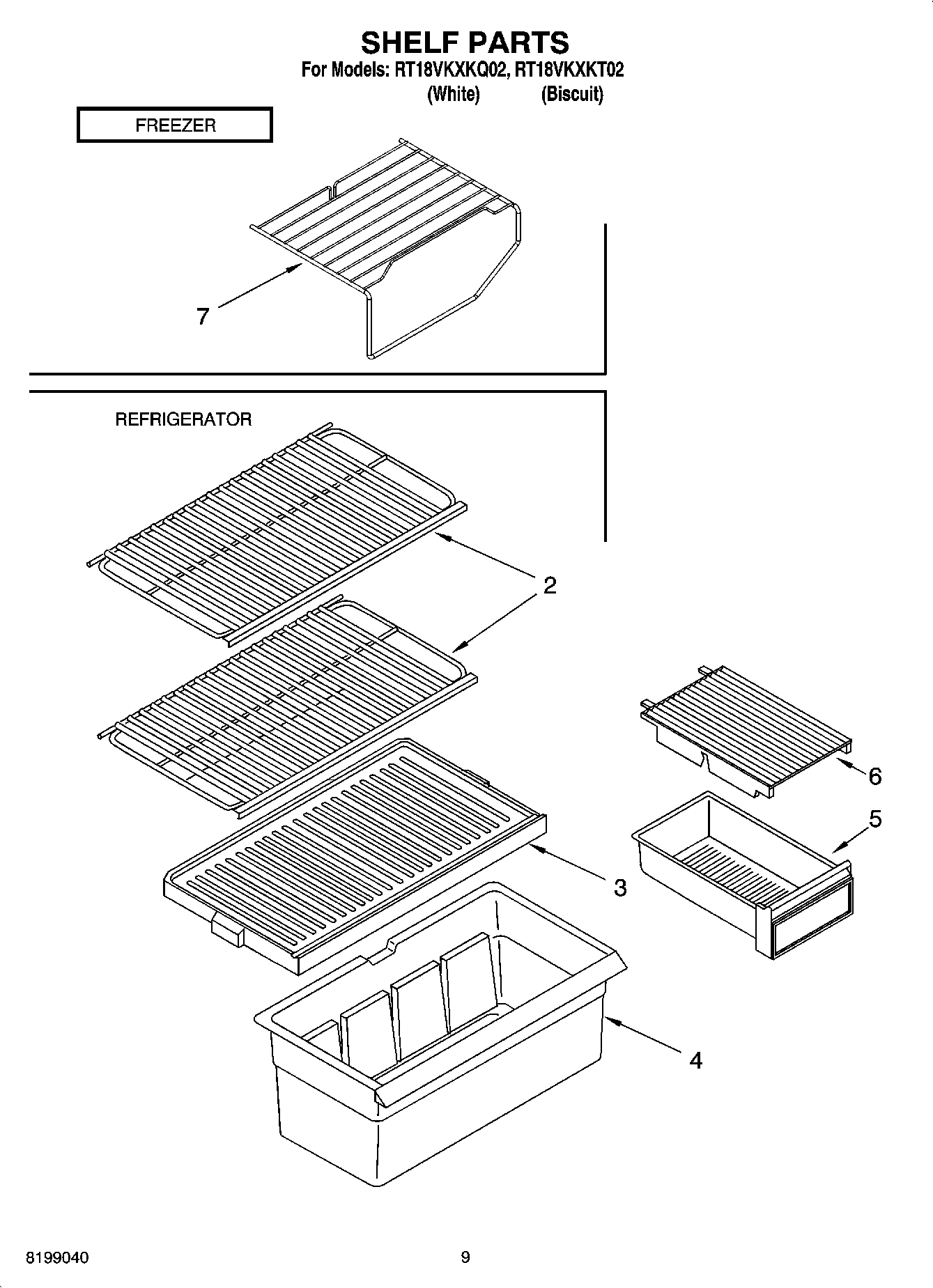 05 - SHELF PARTS, OPTIONAL PARTS