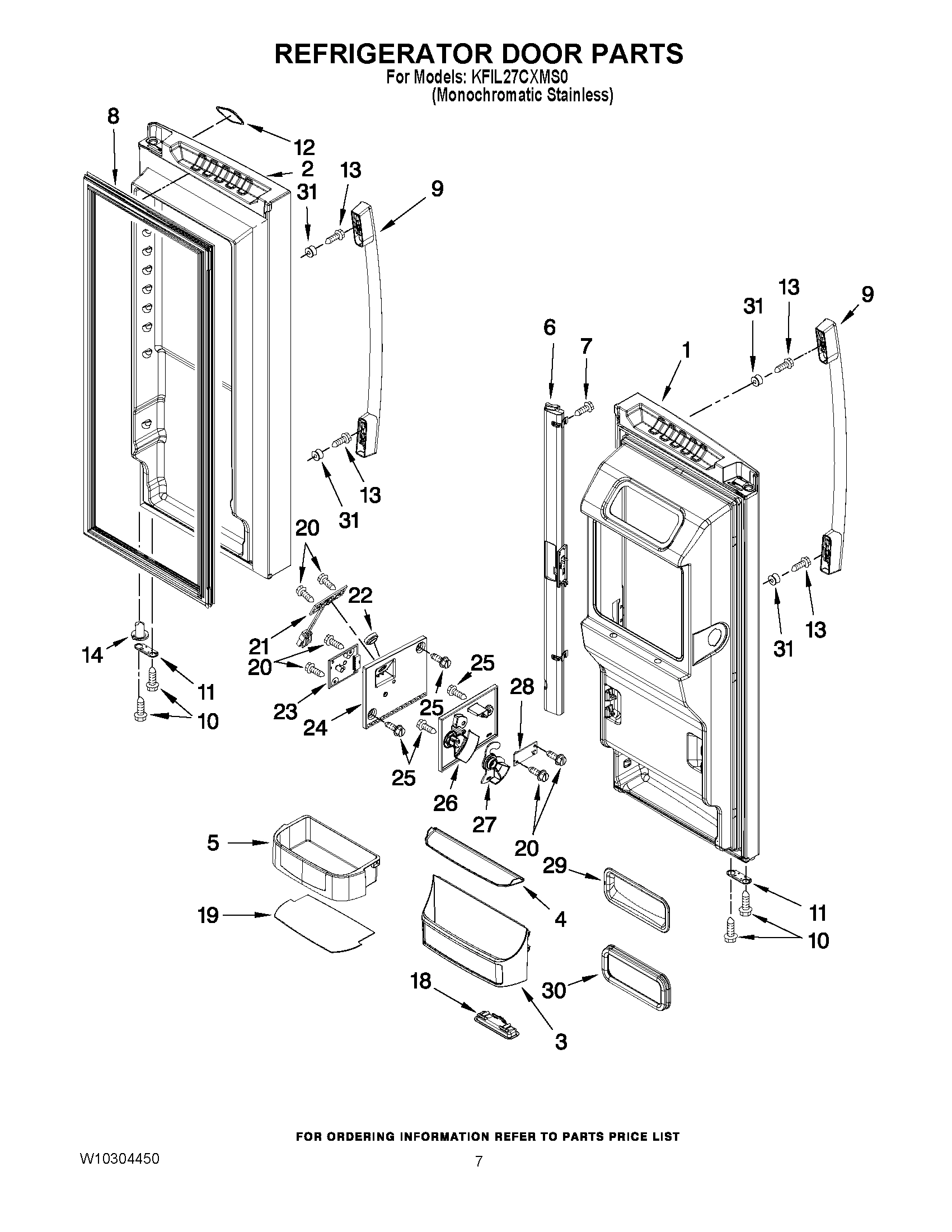 04 - REFRIGERATOR DOOR PARTS