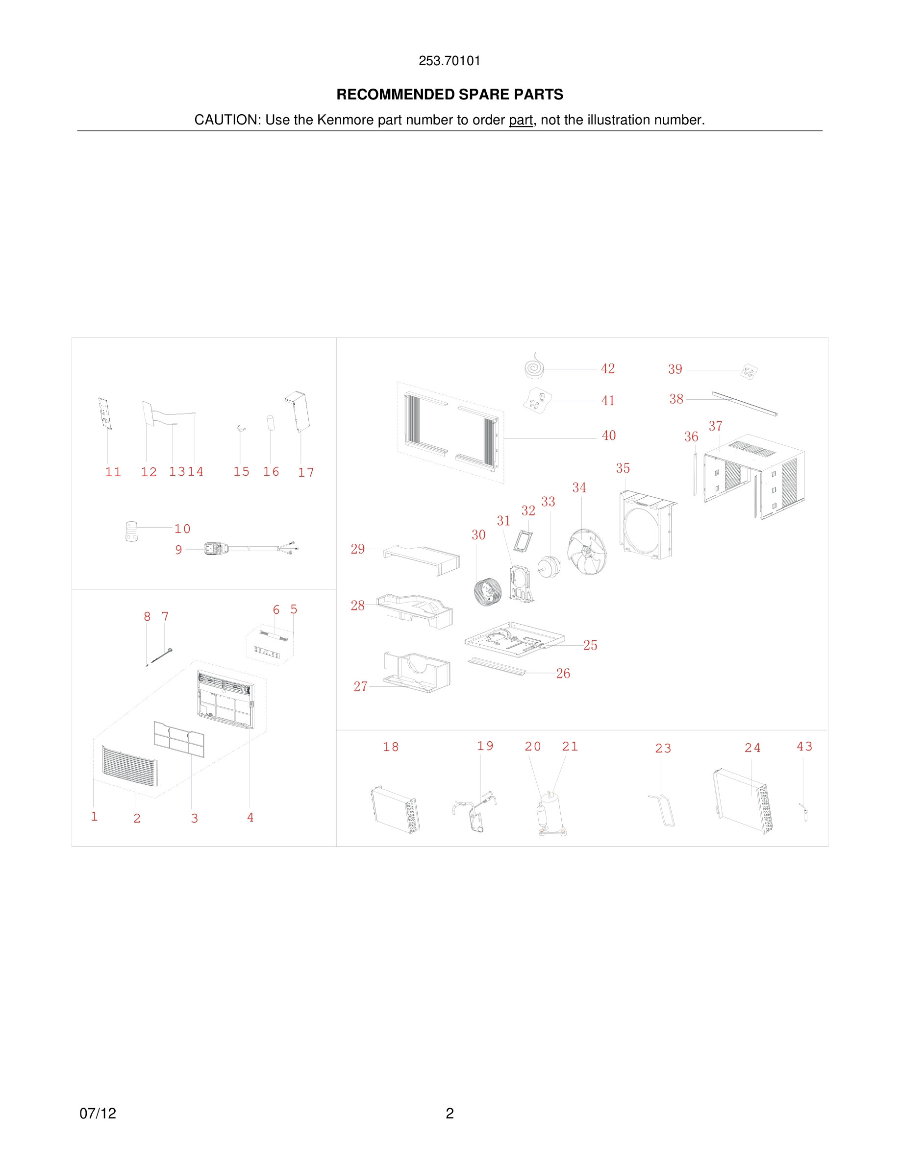 03 - RECOMMENDED SPARE PARTS
