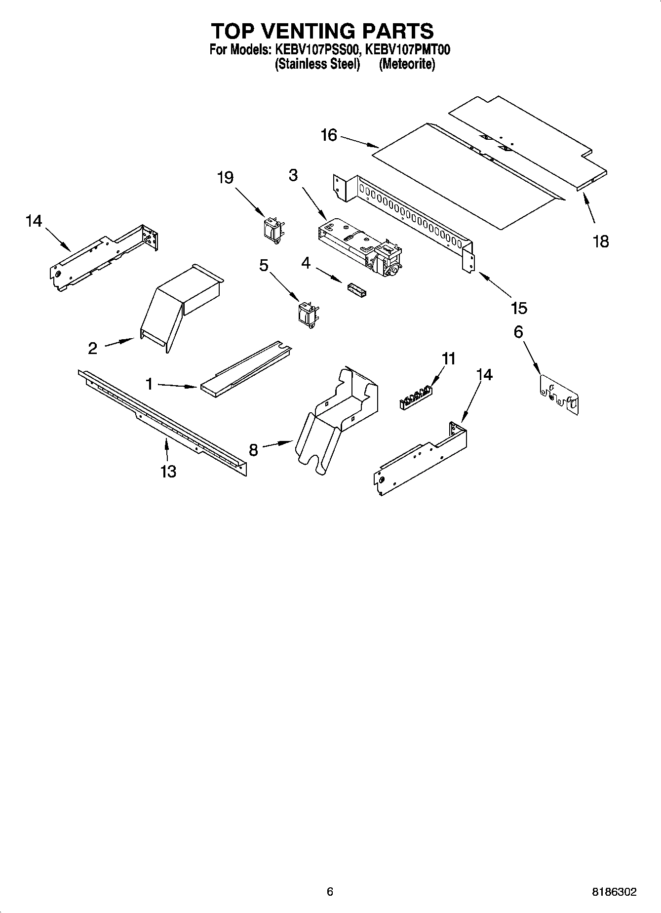 05 - TOP VENTING PARTS, OPTIONAL PARTS