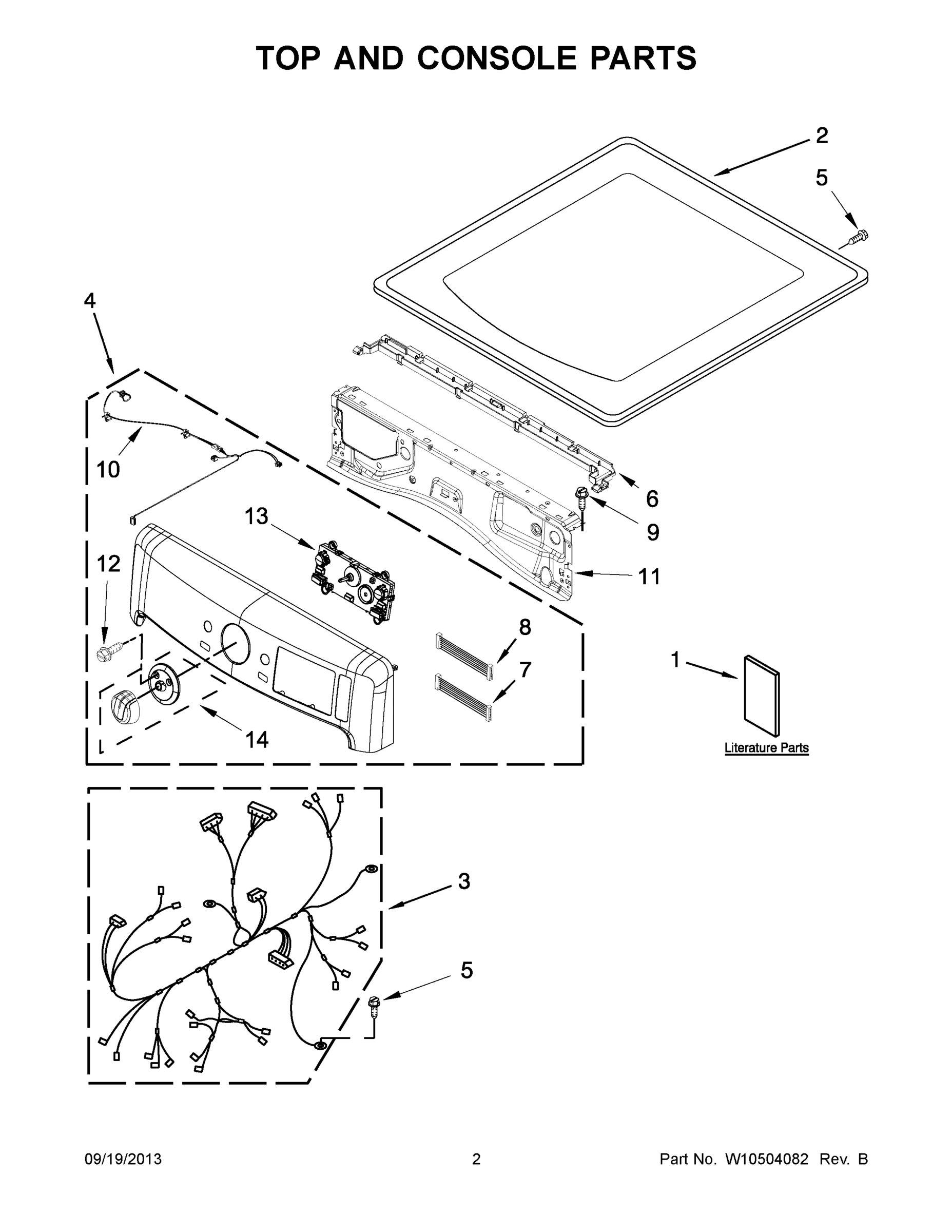 02 - TOP AND CONSOLE PARTS