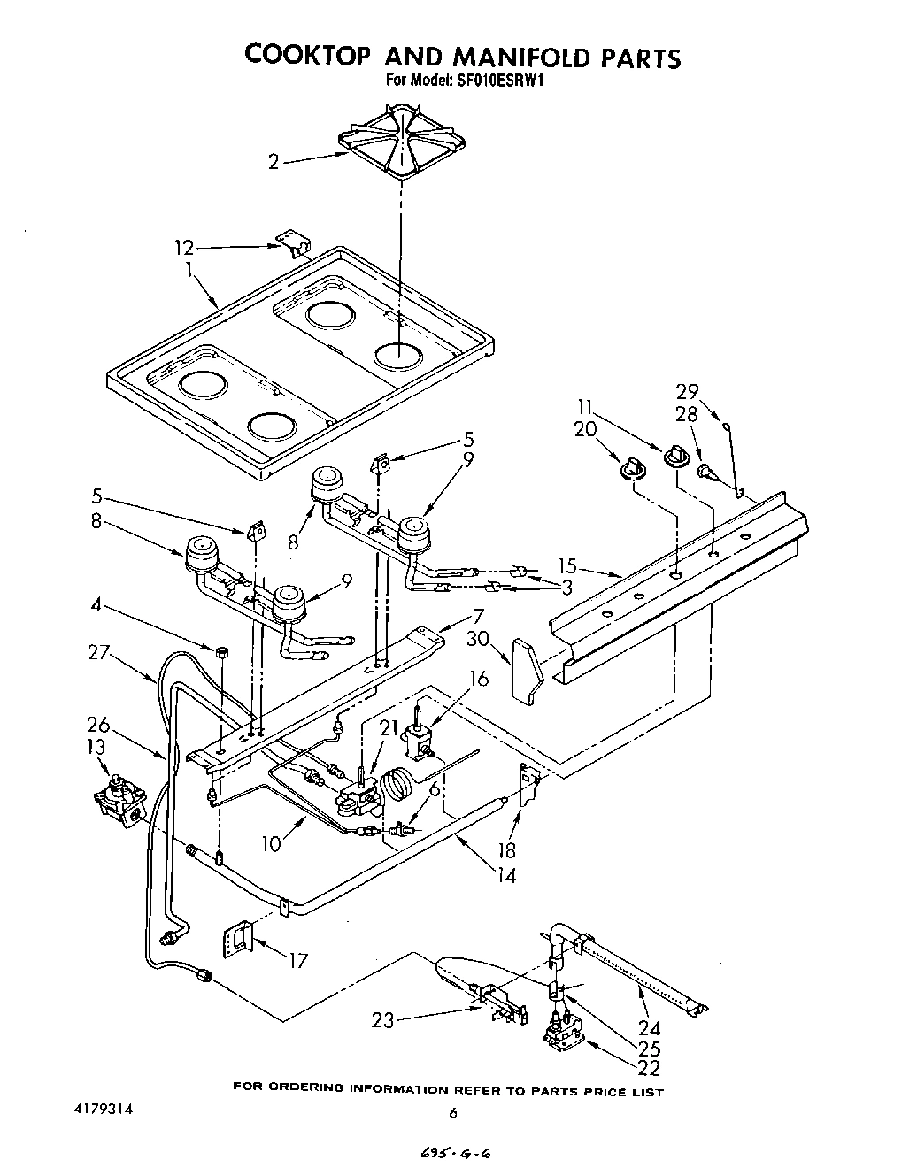 05 - COOK TOP AND MANIFOLD , LITERATURE