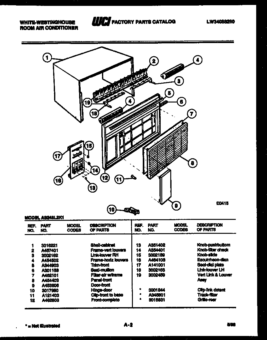 02 - CABINET PARTS