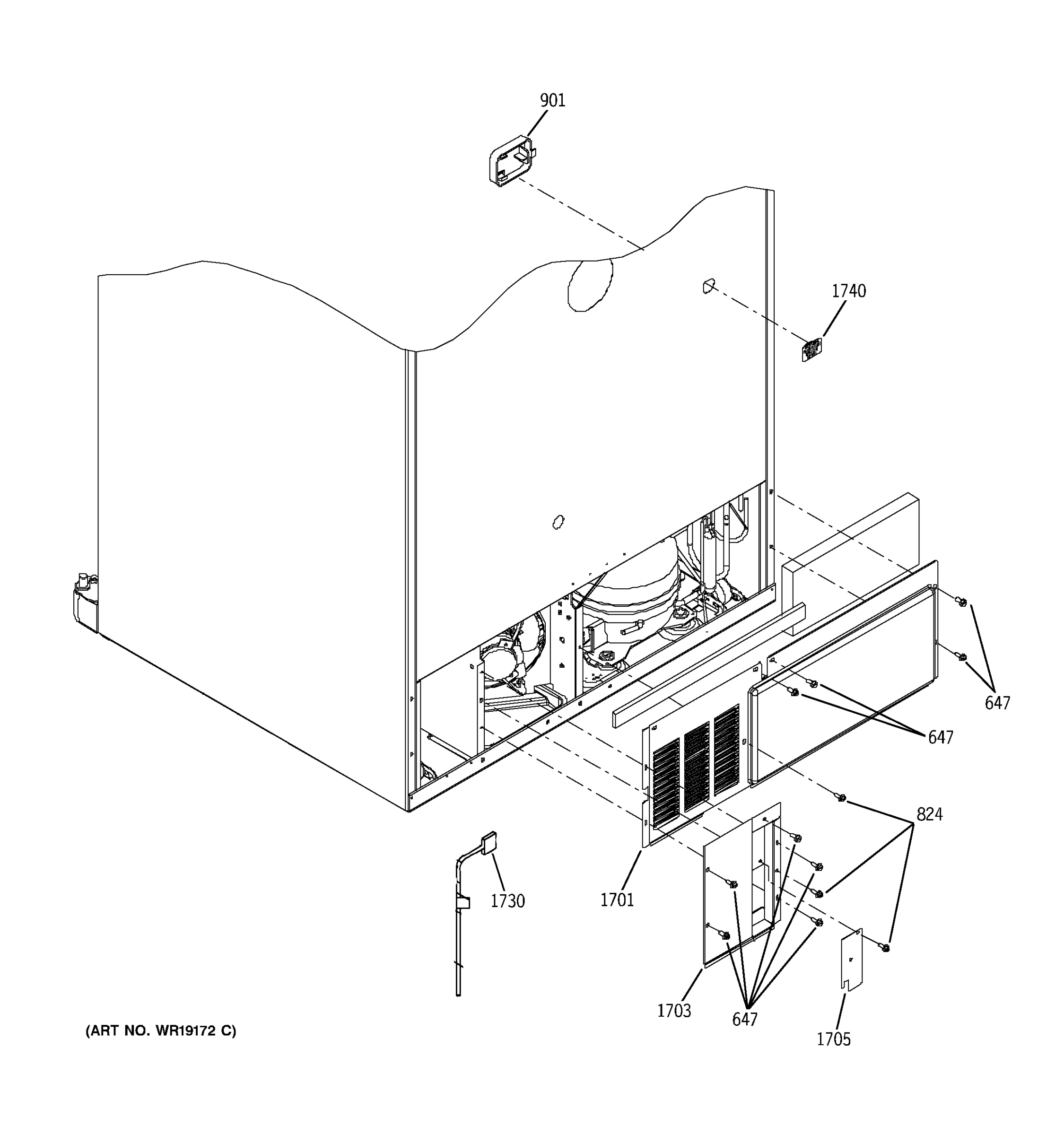 CABINET BACK