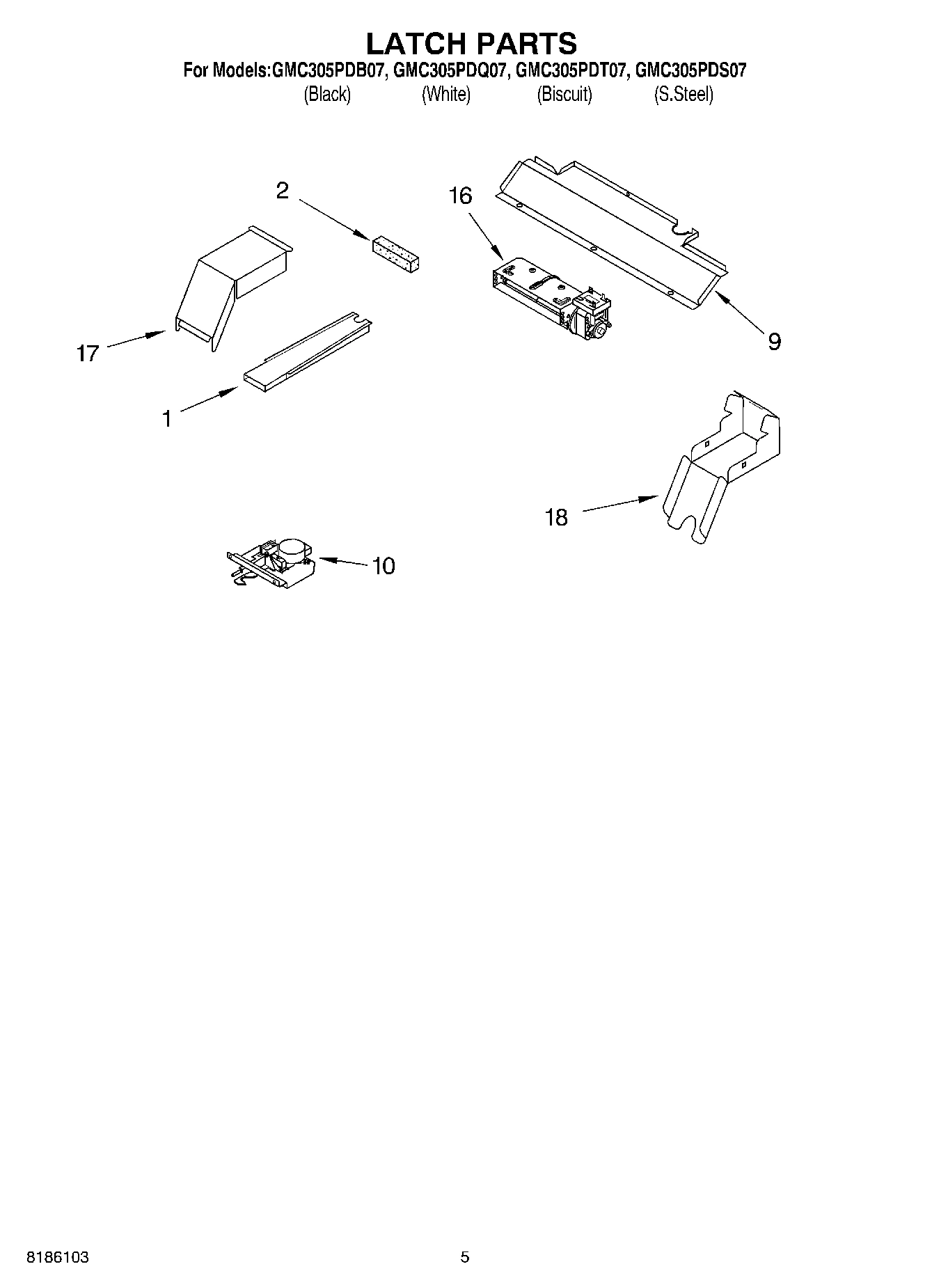 04 - LATCH PARTS