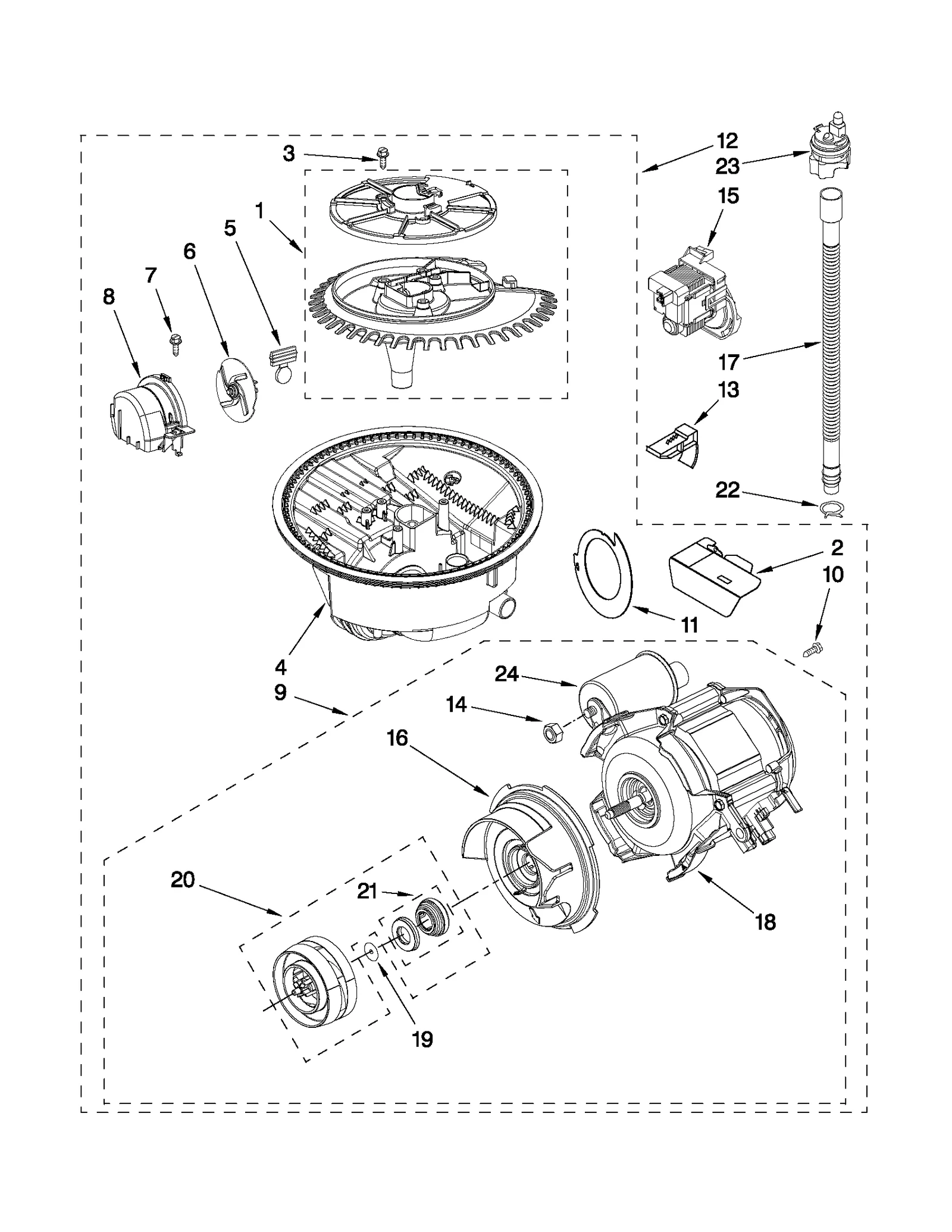 PUMP AND MOTOR PARTS