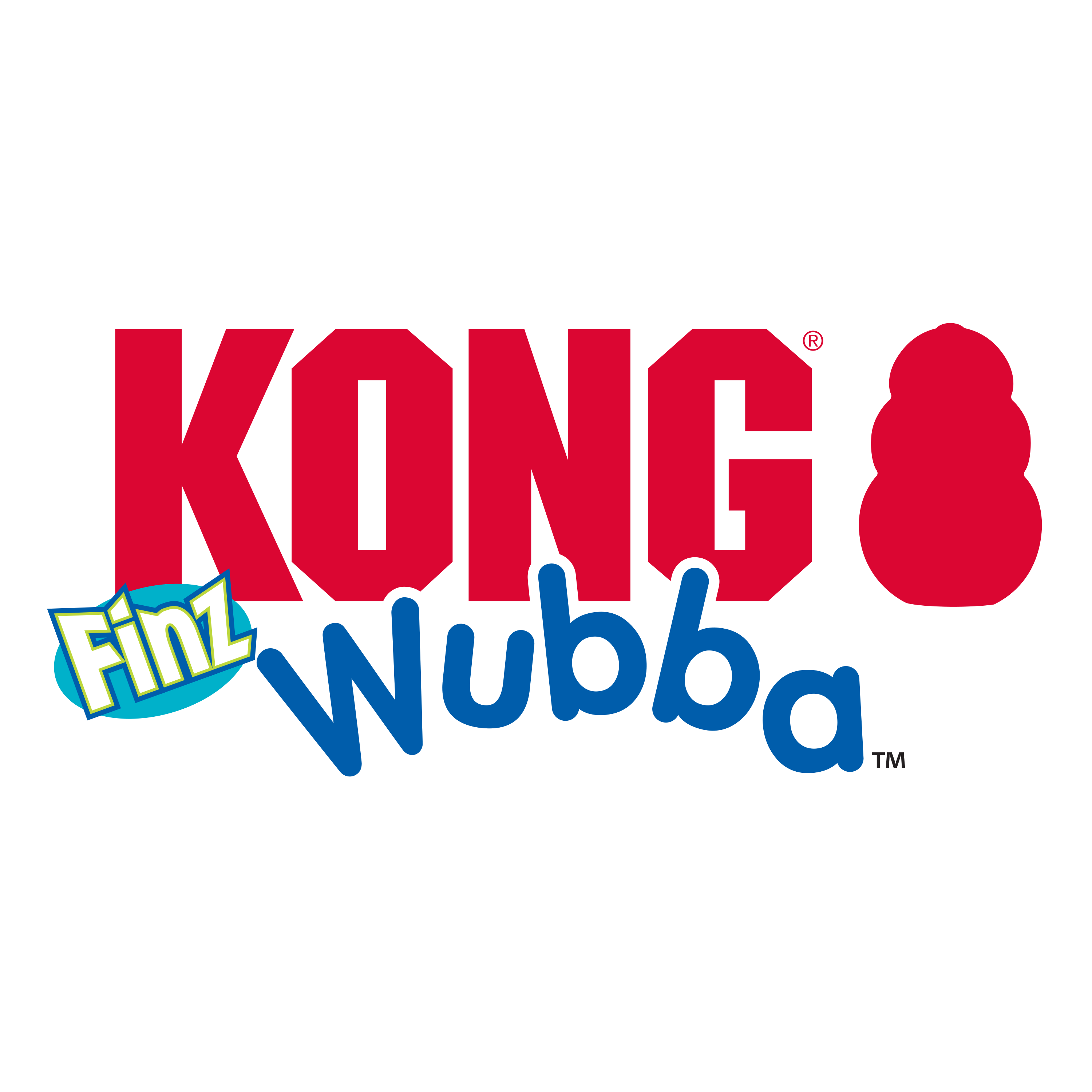 Wubba Finz Blue KONG Company