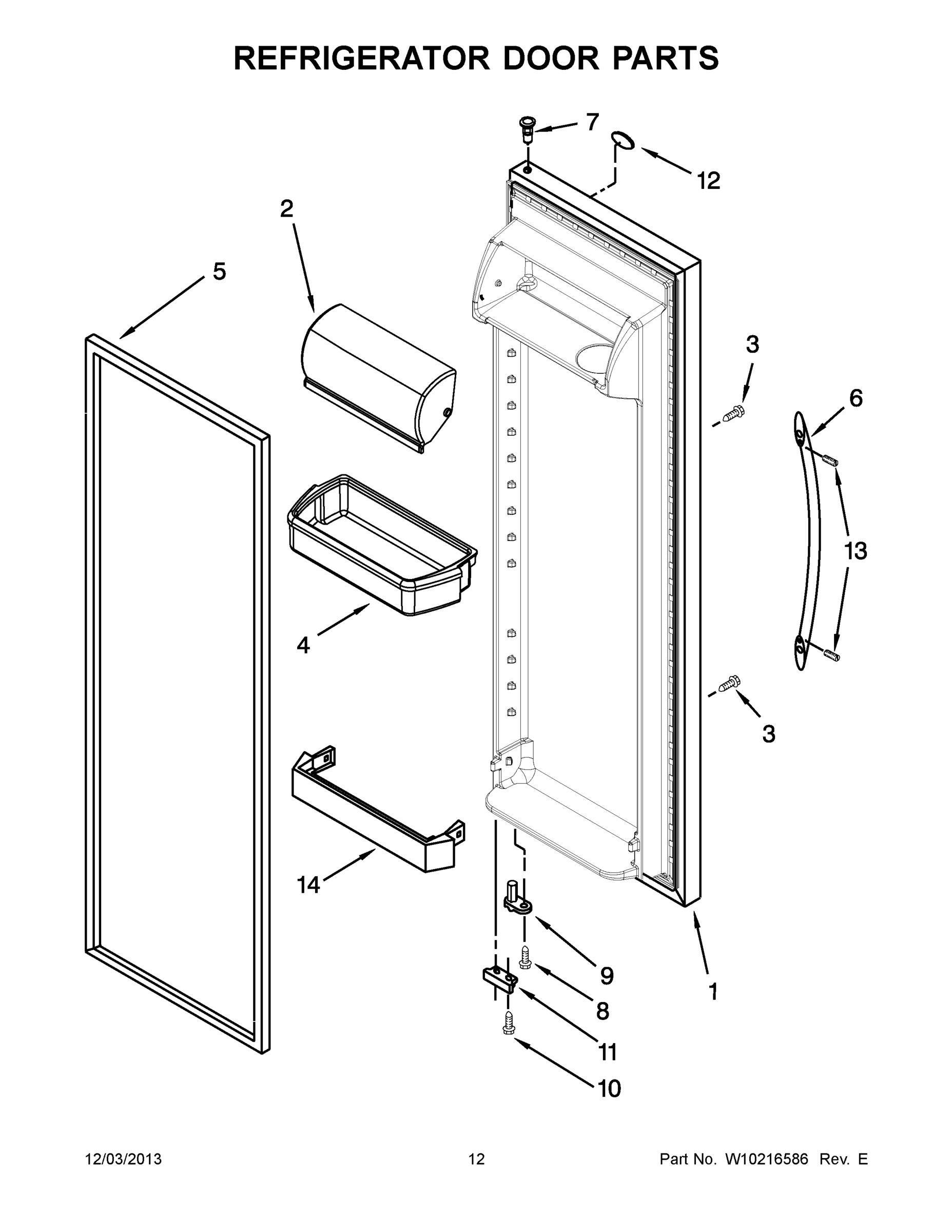 07 - REFRIGERATOR DOOR PARTS