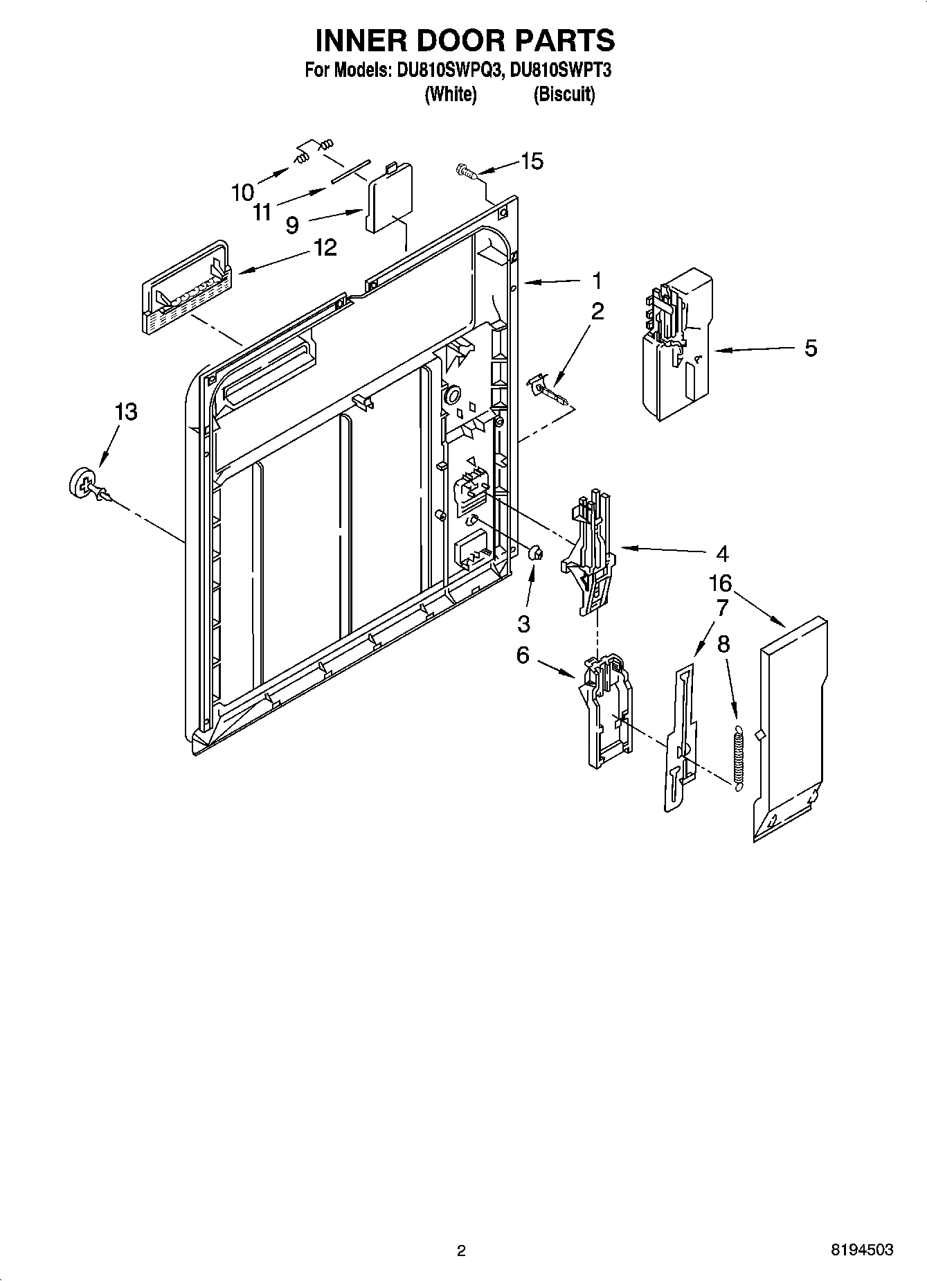 02 - INNER DOOR PARTS