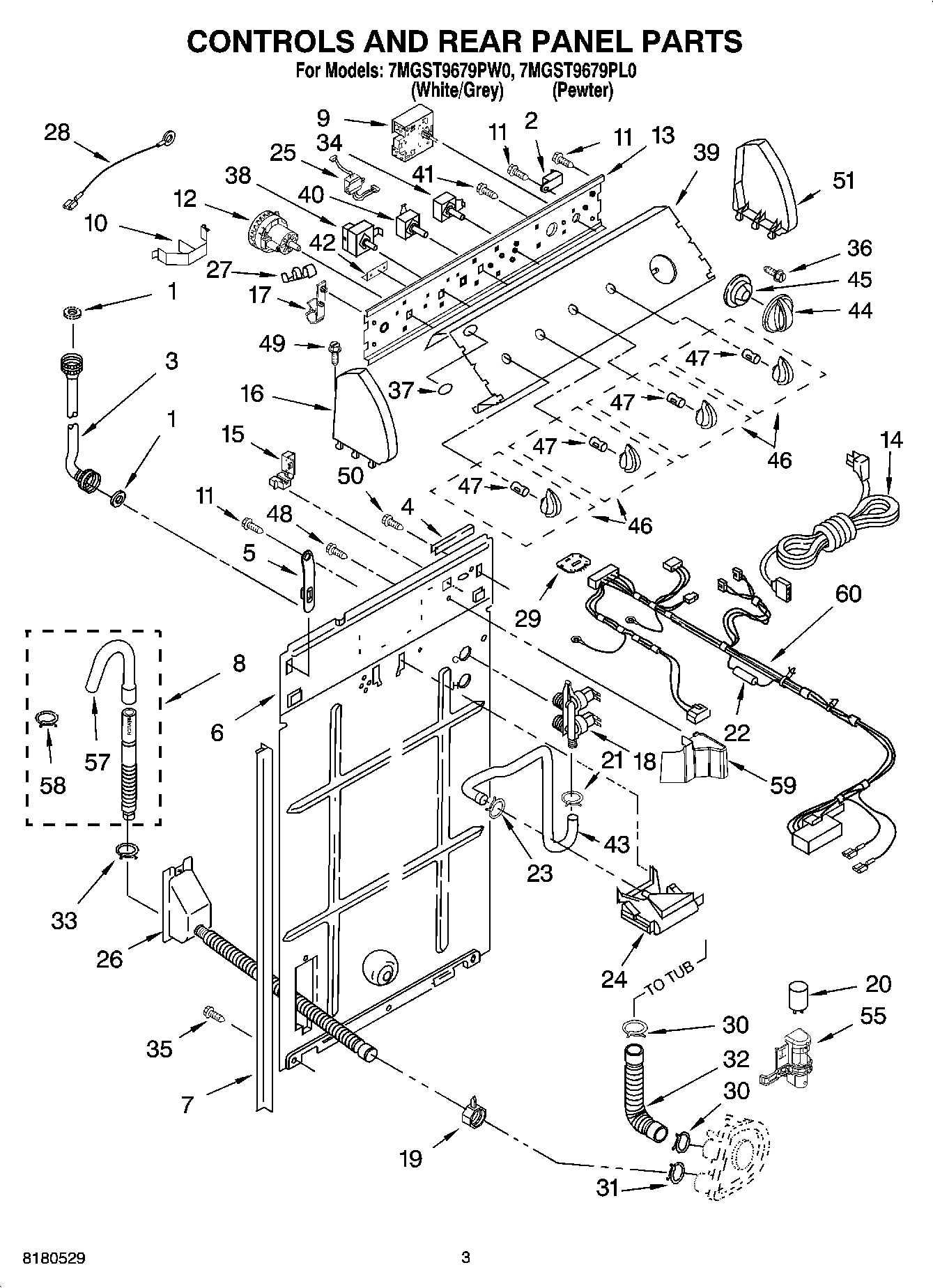 02 - CONTROLS AND REAR PANEL PARTS