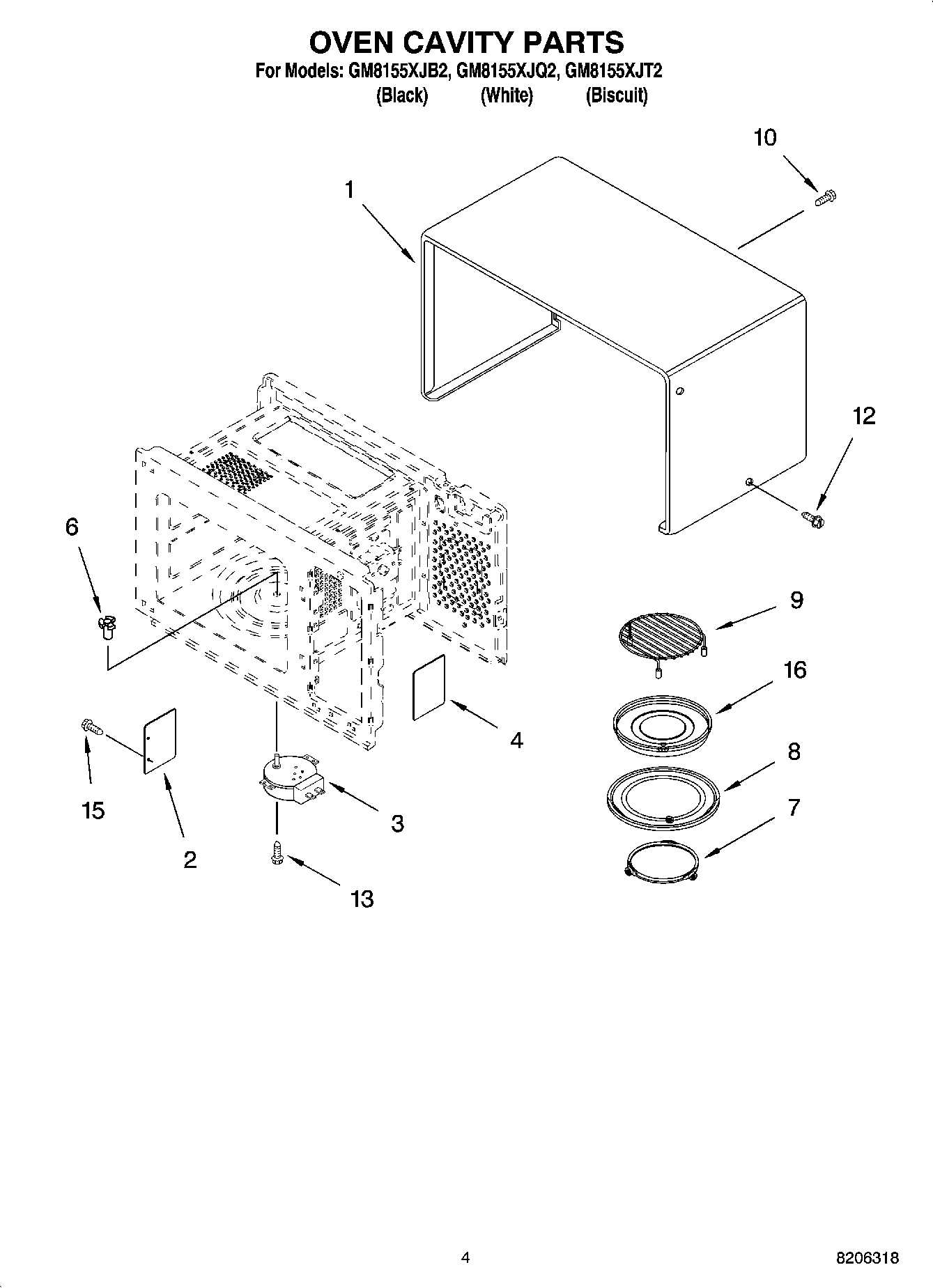 03 - OVEN CAVITY PARTS