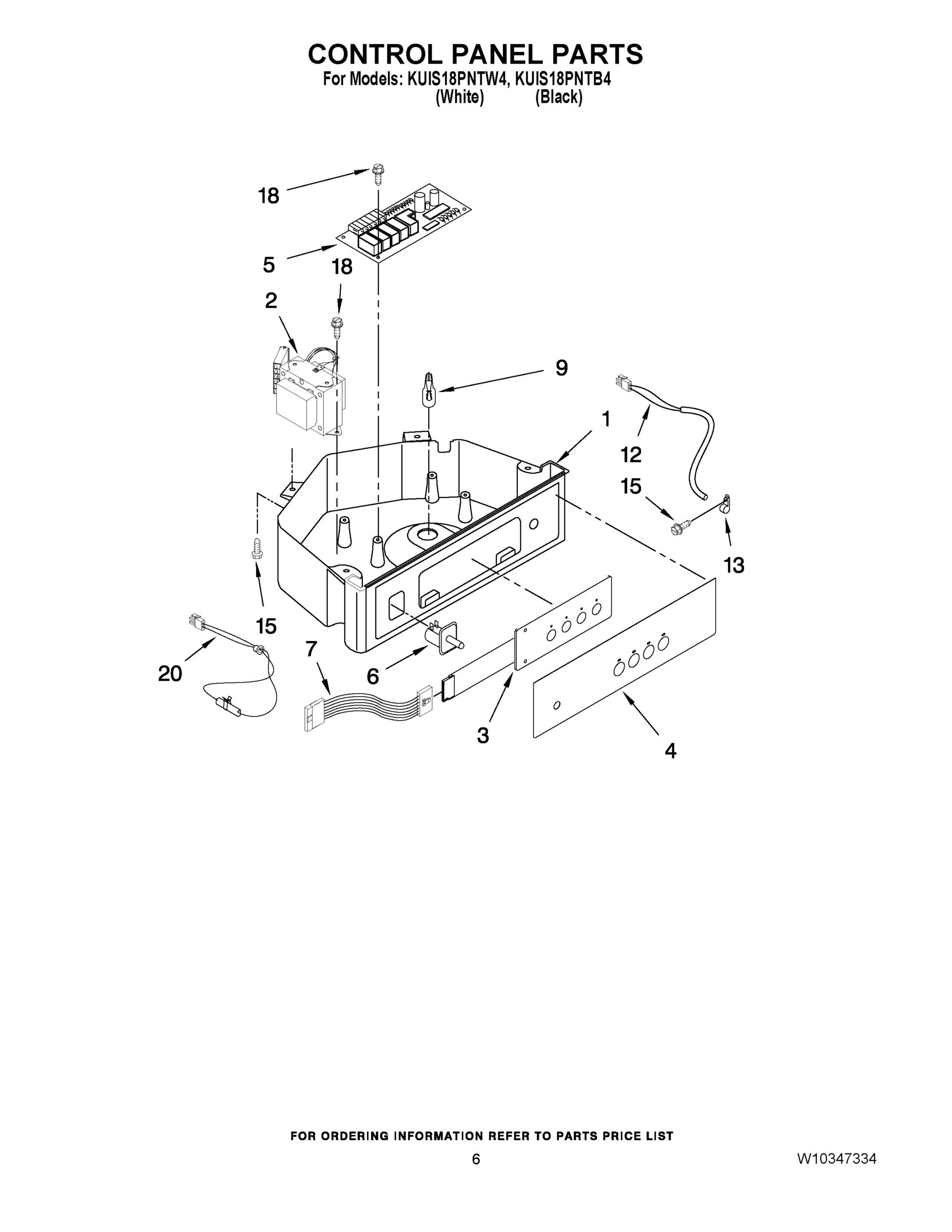 04 - CONTROL PANEL PARTS