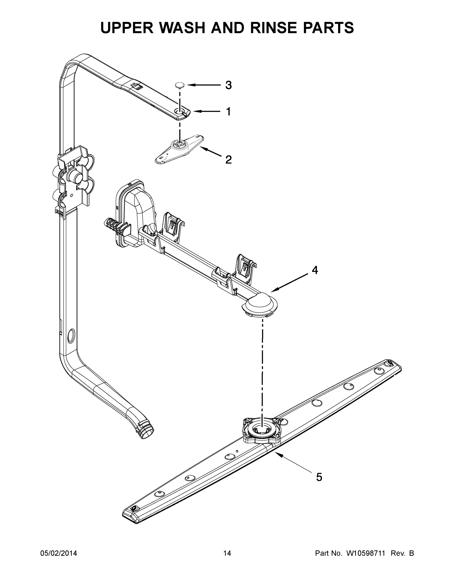 08 - UPPER WASH AND RINSE PARTS
